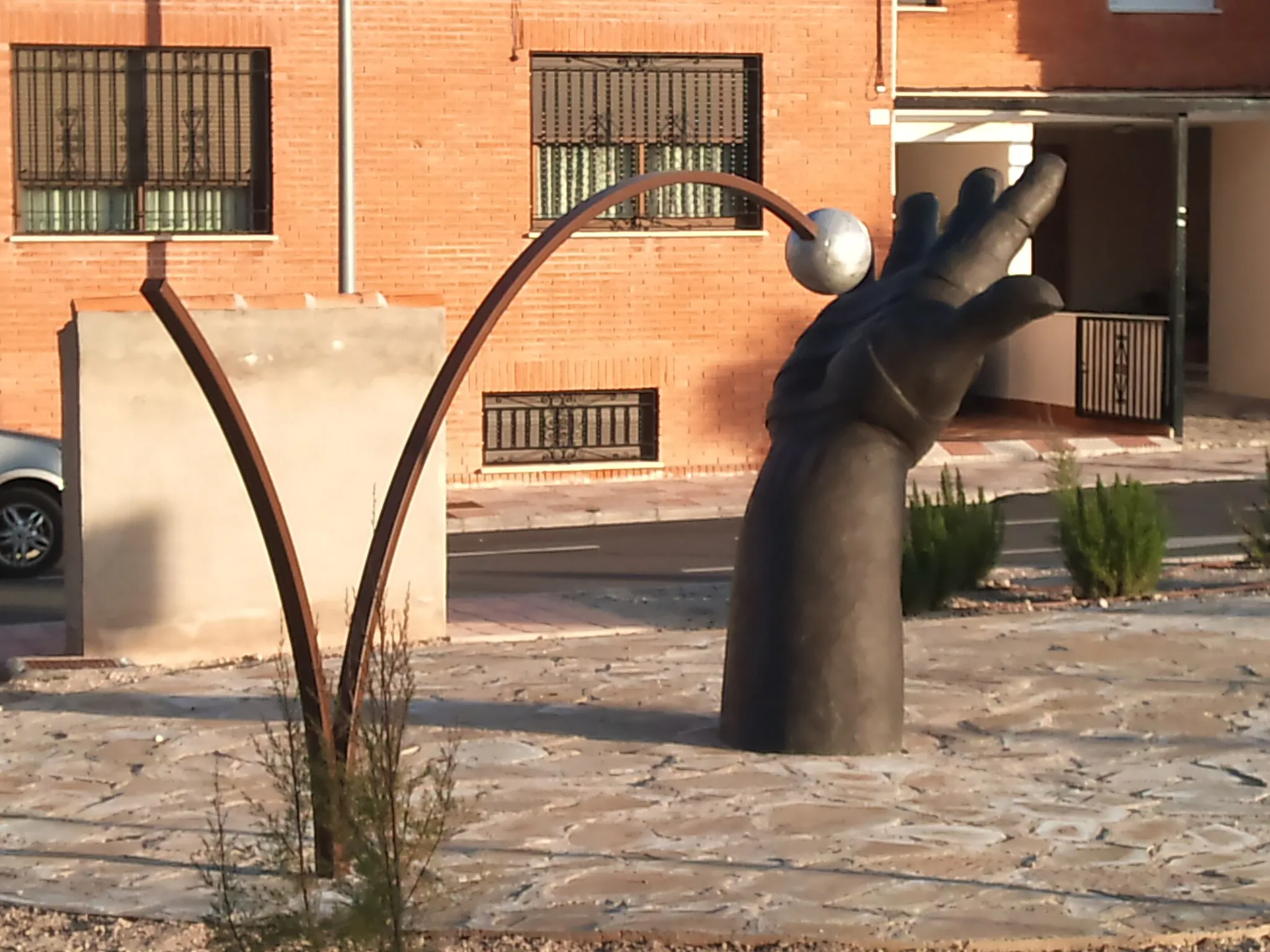 Photo showing: Monument a la Pilota Valenciana a Castalla, Alcoià.