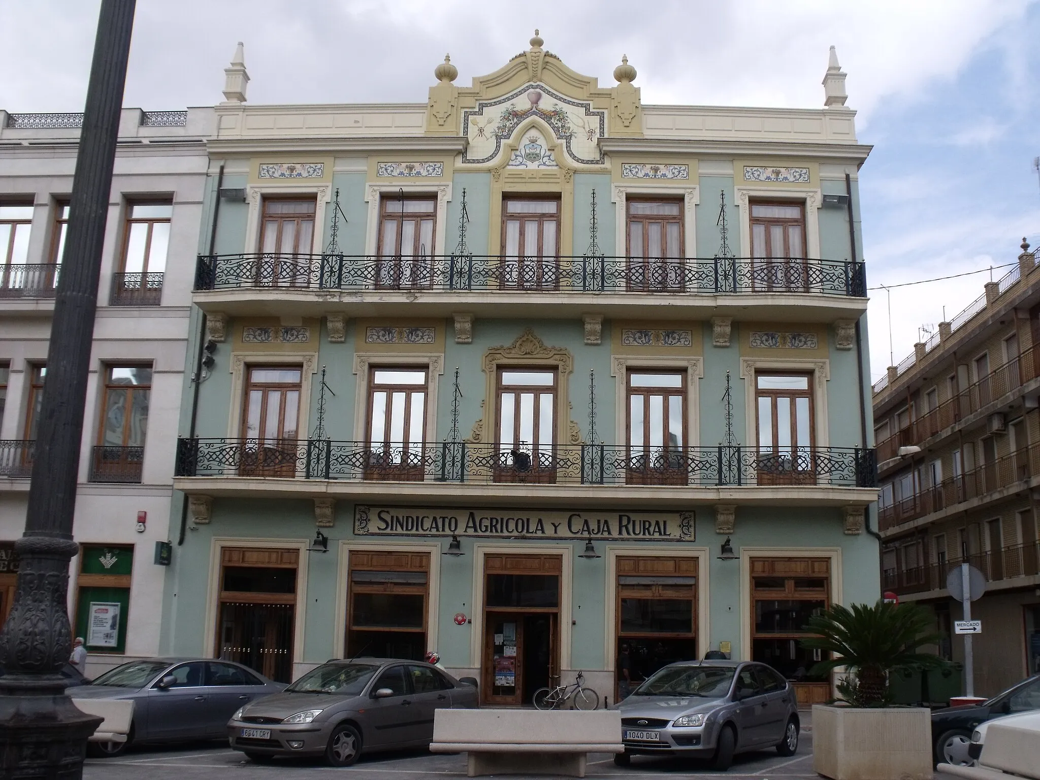 Photo showing: Sindicato Agrícola y Caja Rural. Cheste.