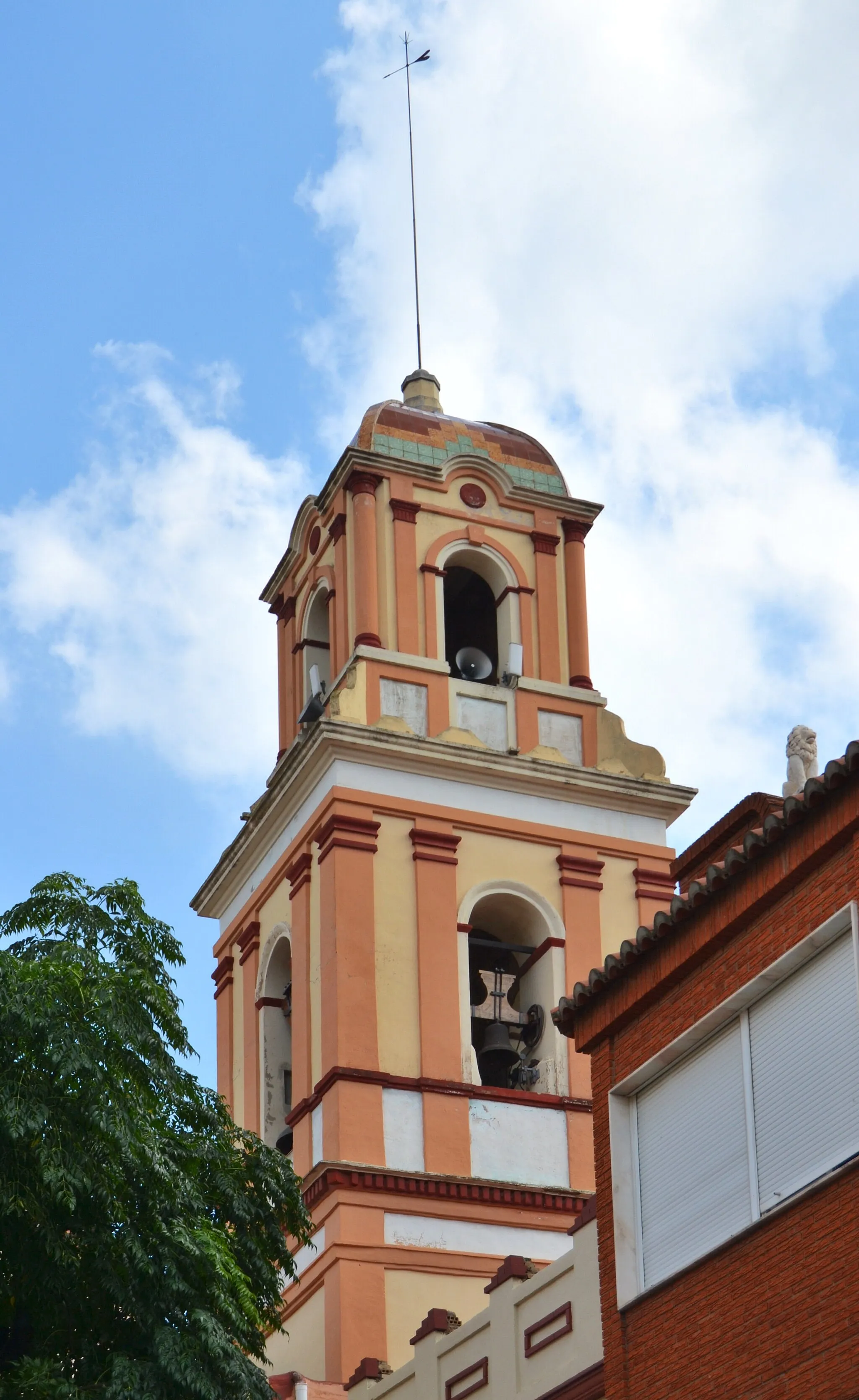 Photo showing: Església de Sant Antoni Abat de Favara, campanar.