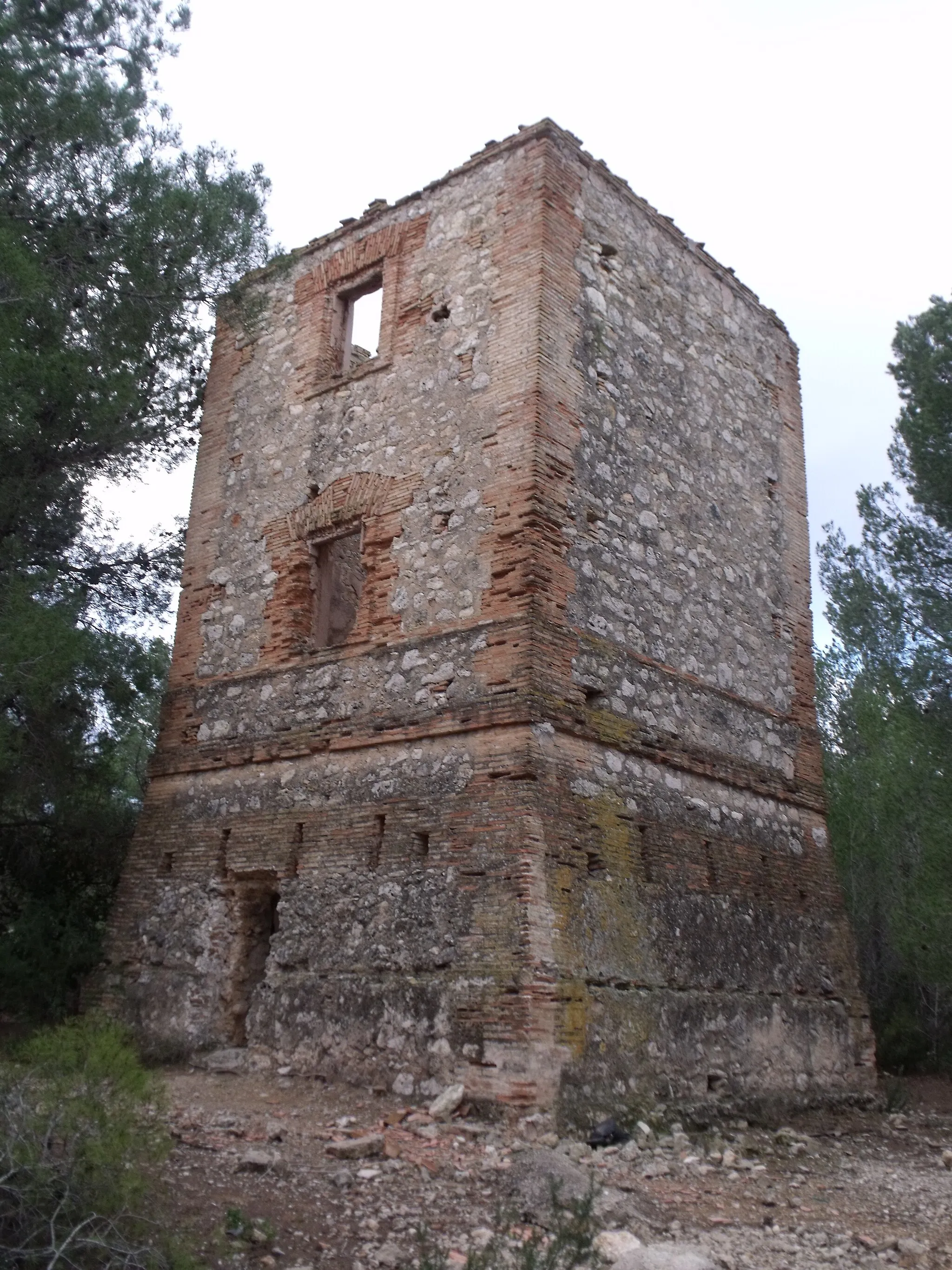 Photo showing: Torre de telegrafía óptica de Godelleta.