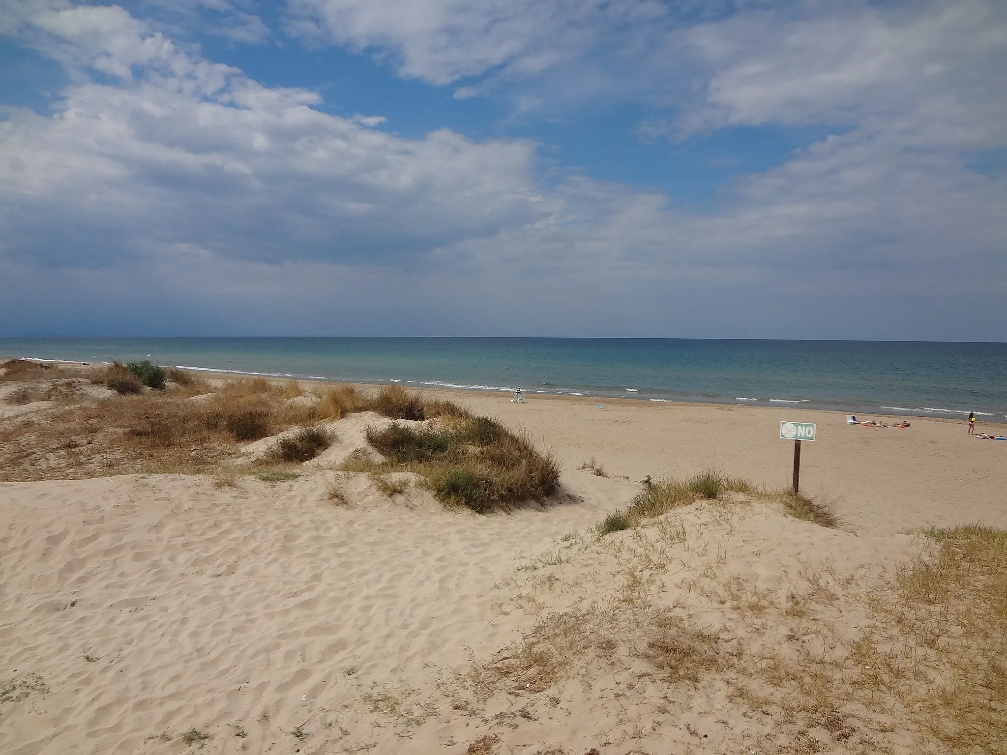 Photo showing: Mediterranean Sea  in Oliva, Valencia Region of the Spain
