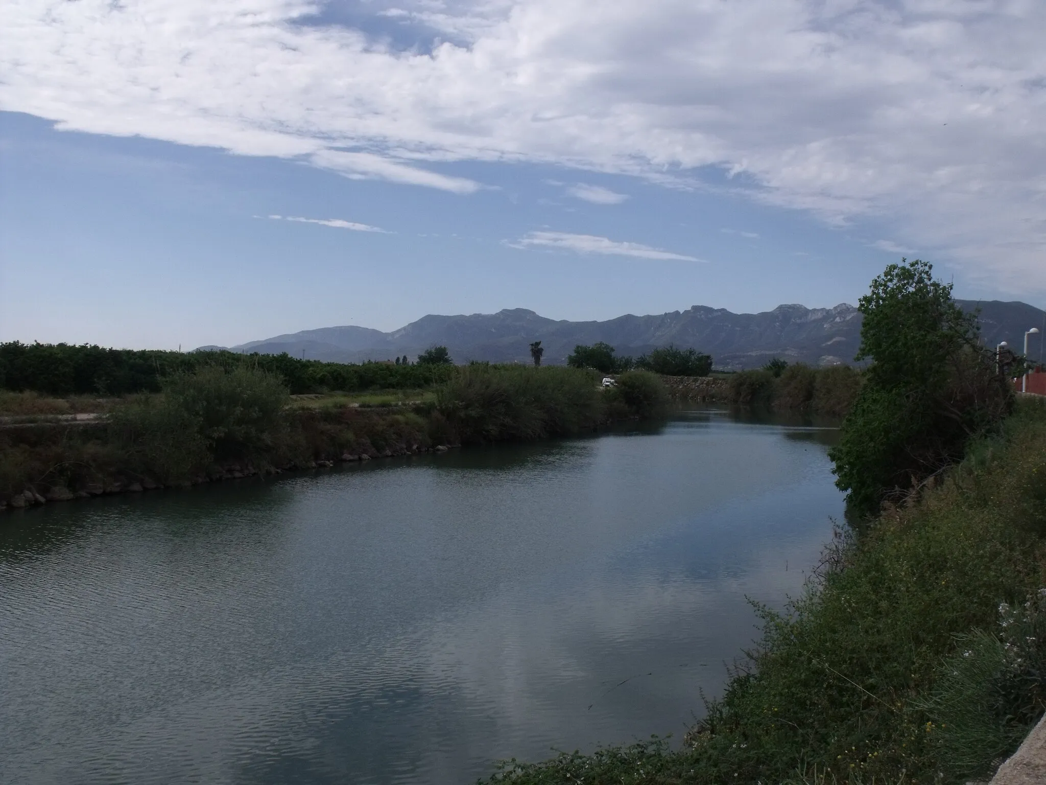 Photo showing: Júcar river between Riola and Sueca.