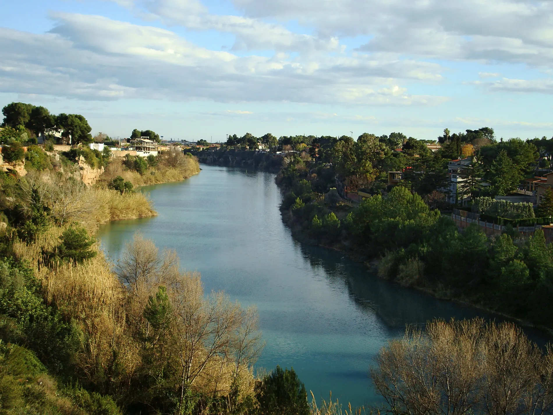 Photo showing: El río Mijares en su paso por Vila-real (Castellón)