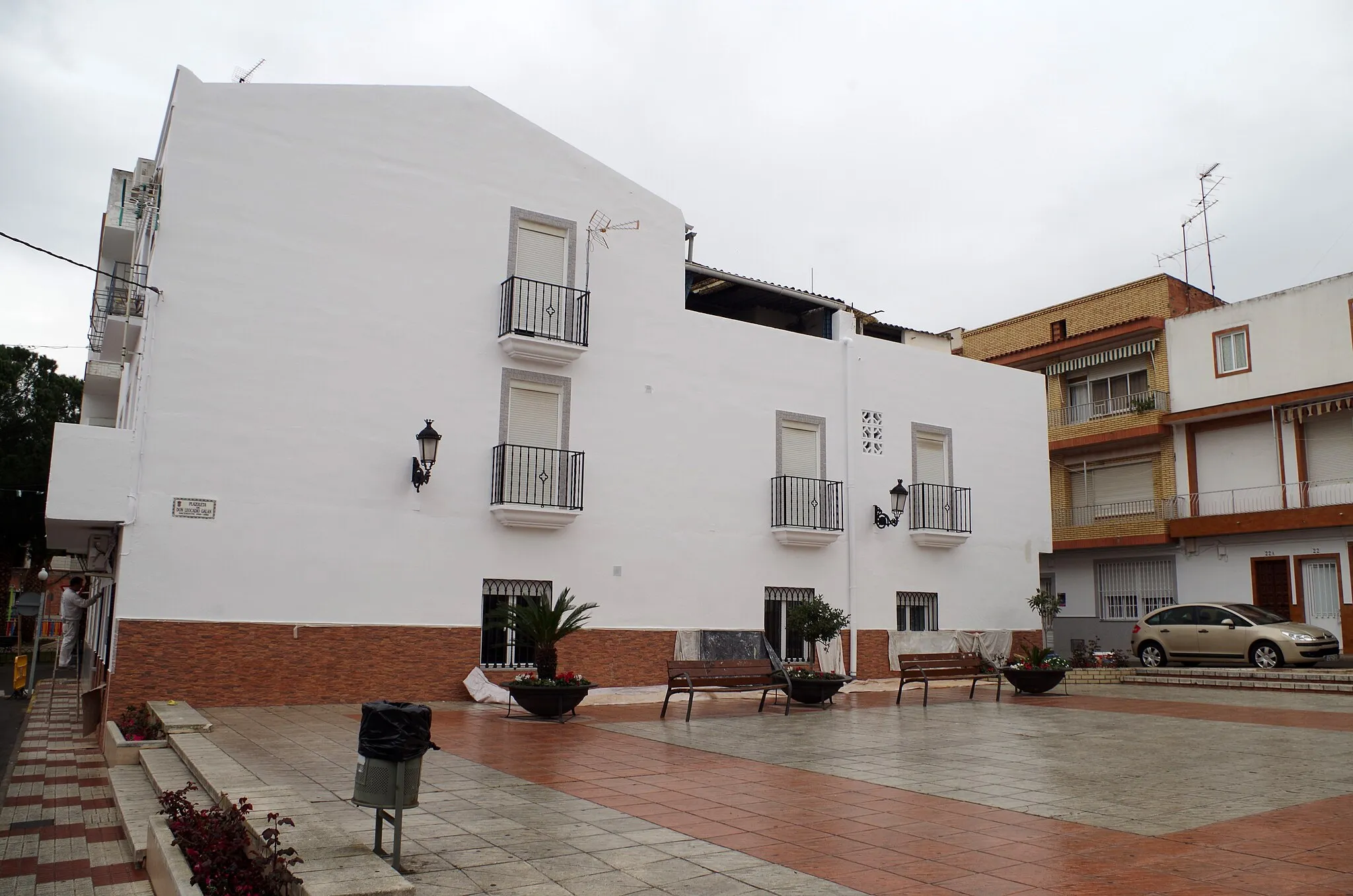 Photo showing: Square in Calamonte (Badajoz, Spain).