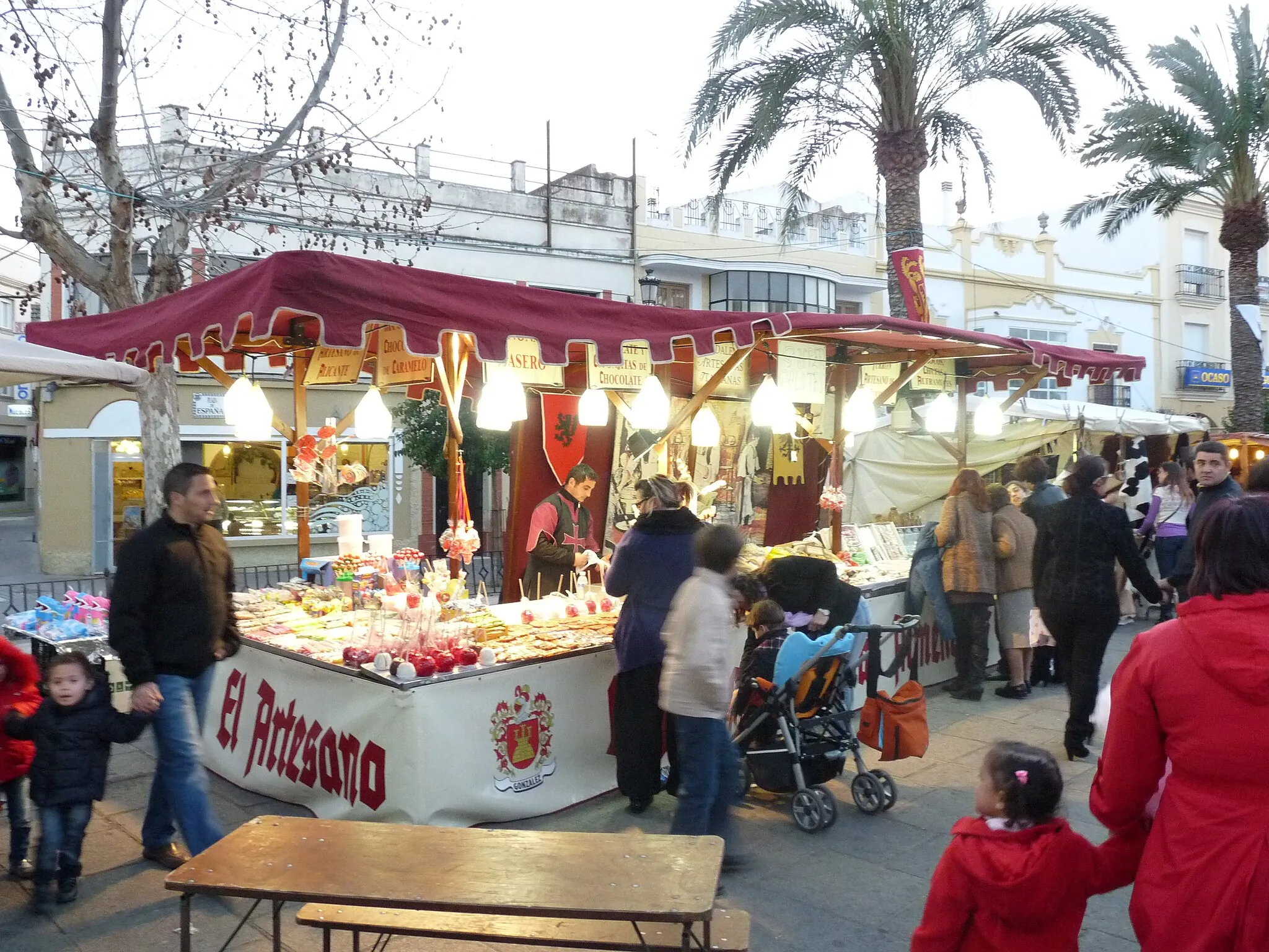 Photo showing: Mercado Medieval en Montijo (Febrero 2011)