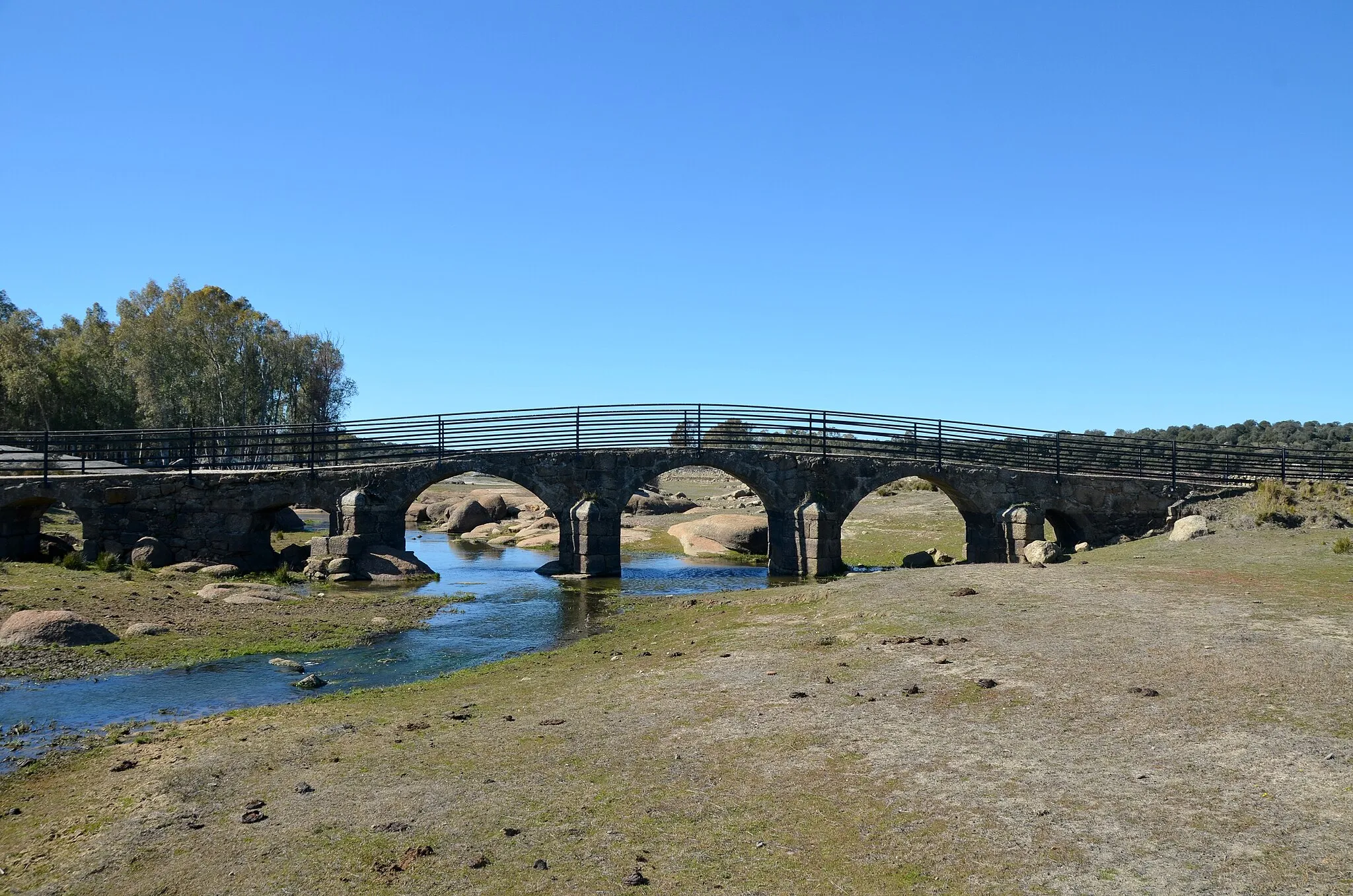 Photo showing: Puente sobre el río Salor, Torreorgaz, provincia de Cáceres, España.