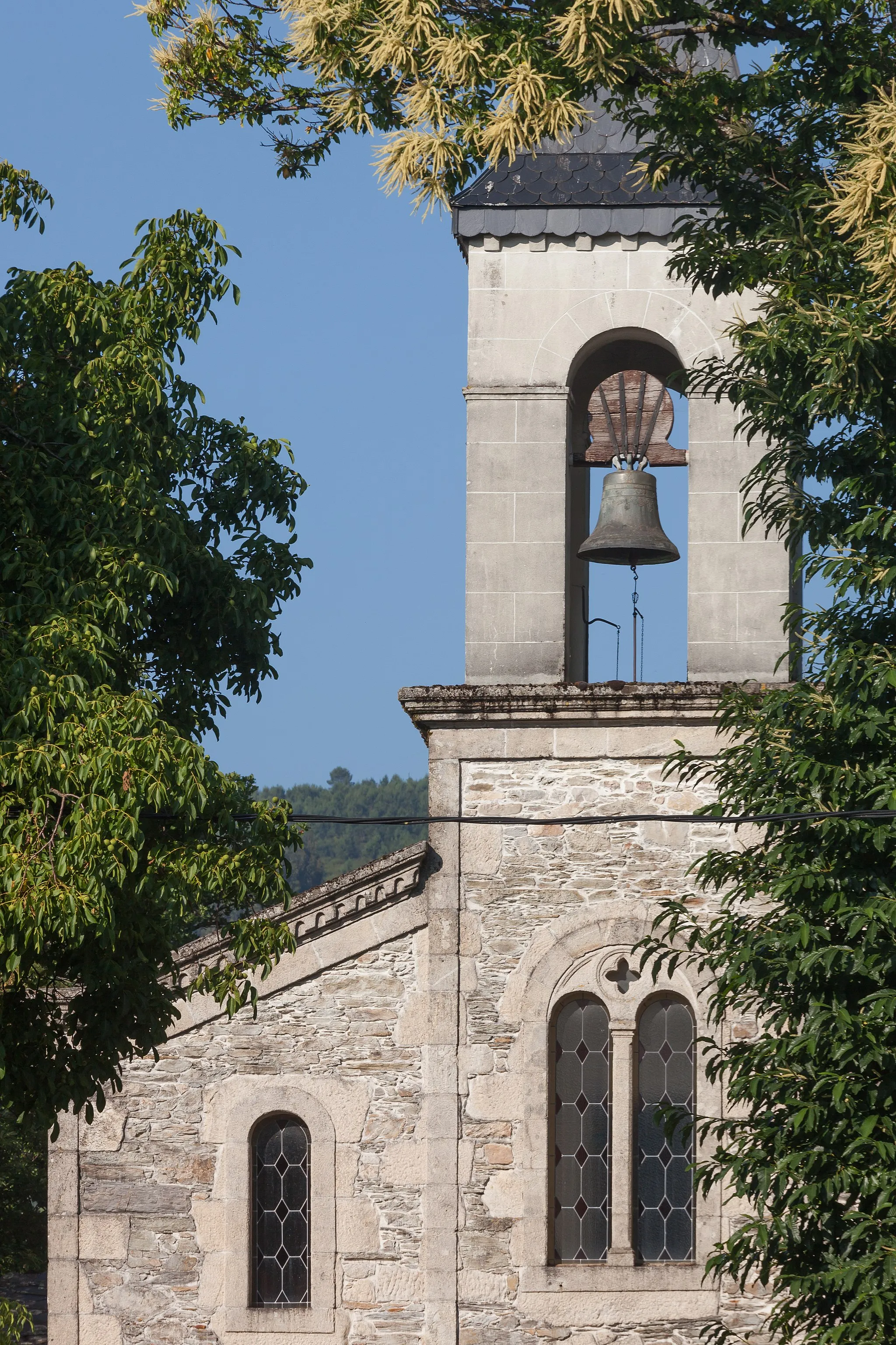 Photo showing: Church in Baralla, Galicia (Spain).