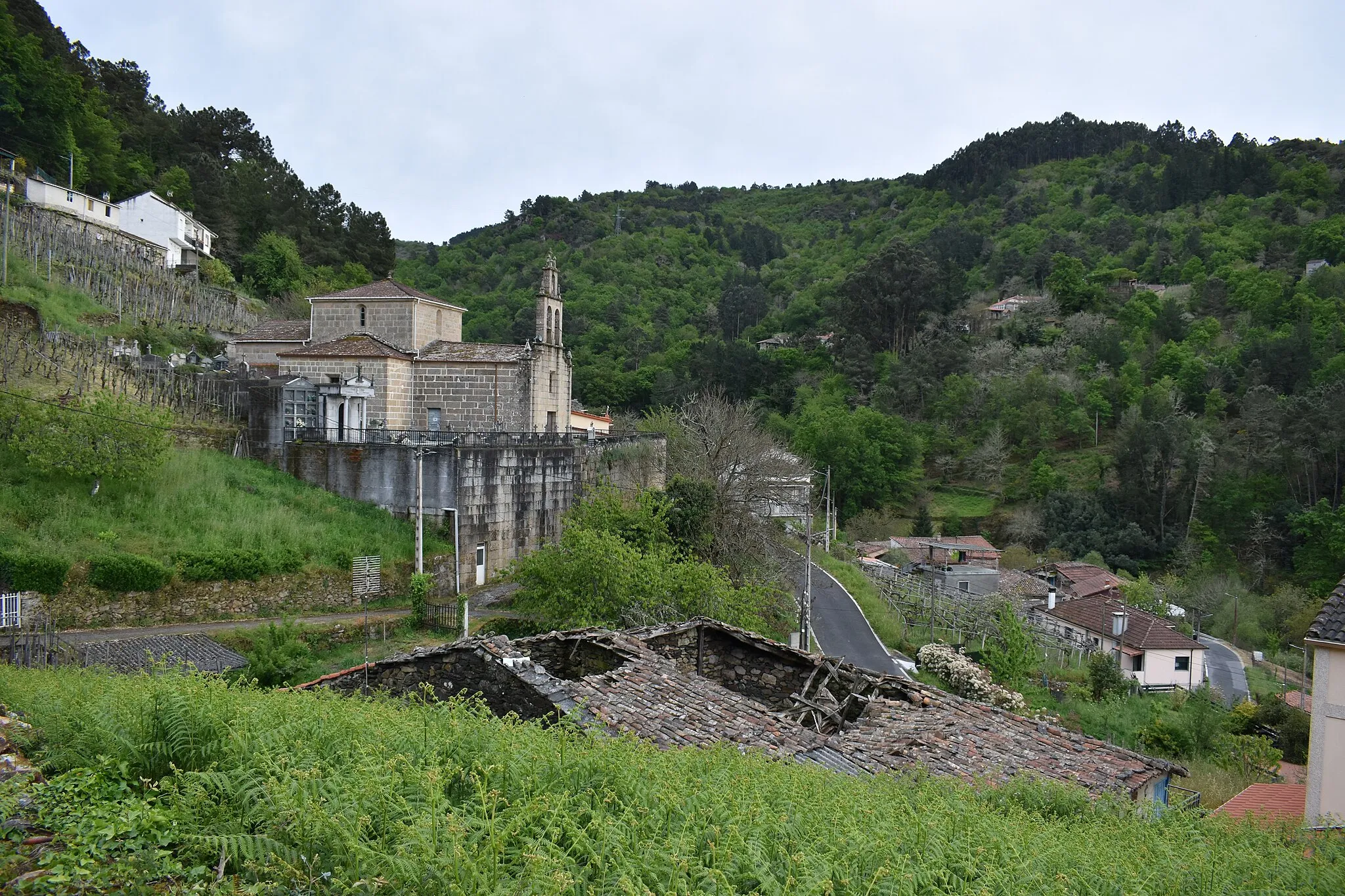 Photo showing: Igrexa de Santa María de Viñoás, Nogueira de Ramuín