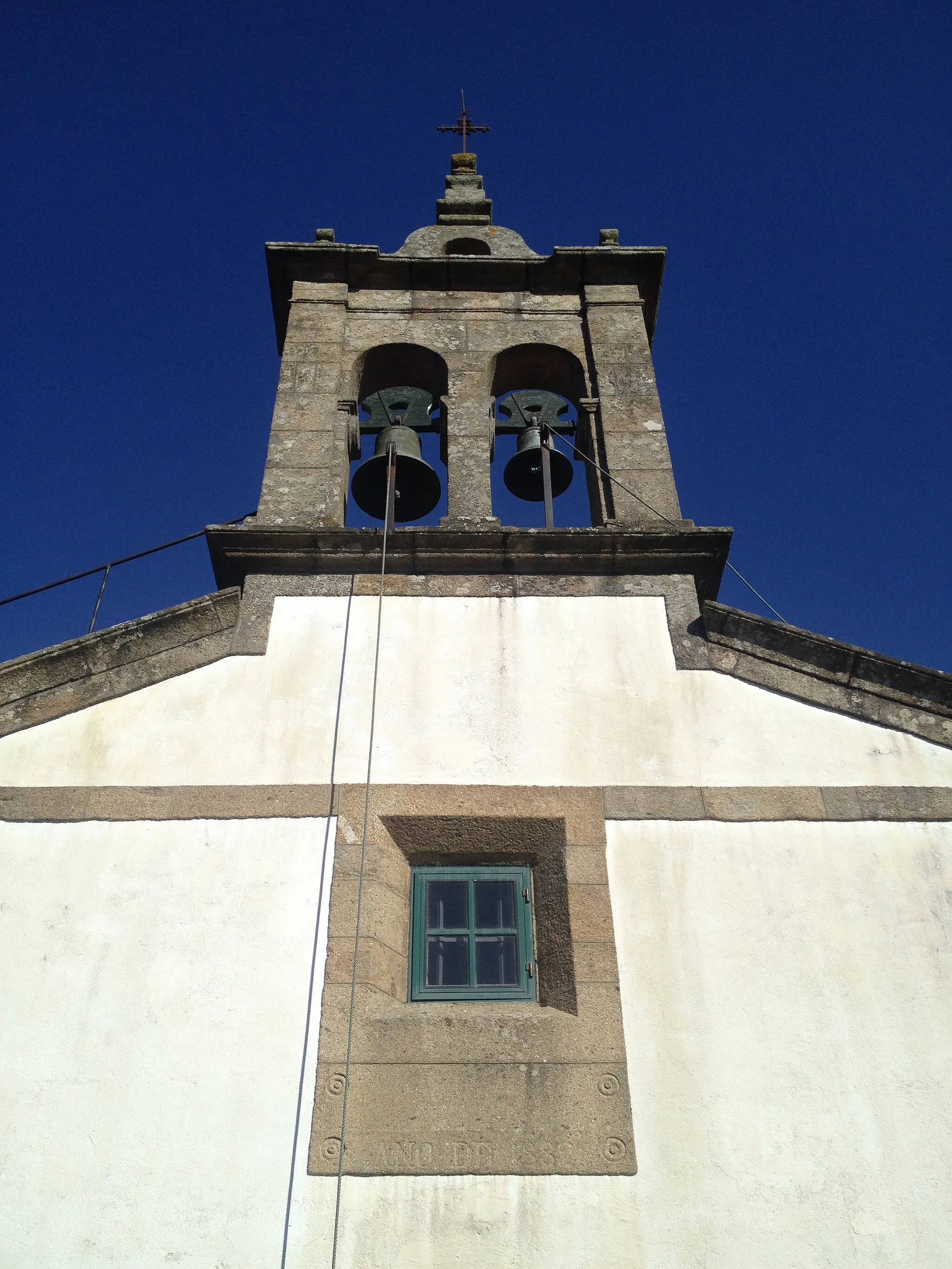 Photo showing: Campanario de la Iglesia de San Martiño de Oroso, fotografía tomada por Brais Salgueiro.