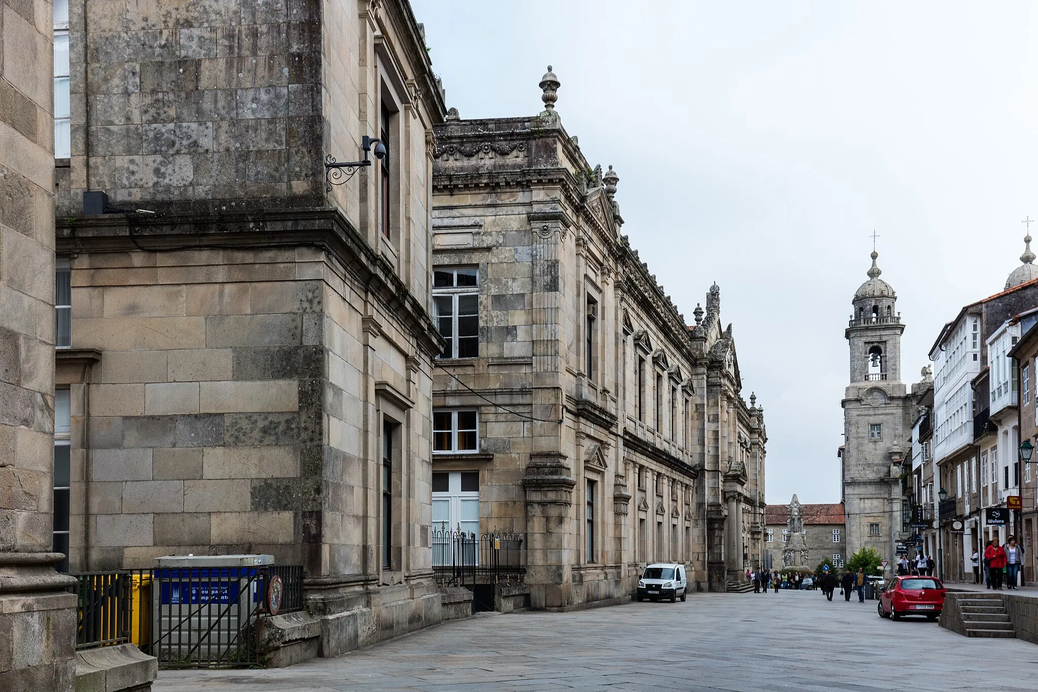 Photo showing: St Franciscus street, Santiago de Compostela, Spain