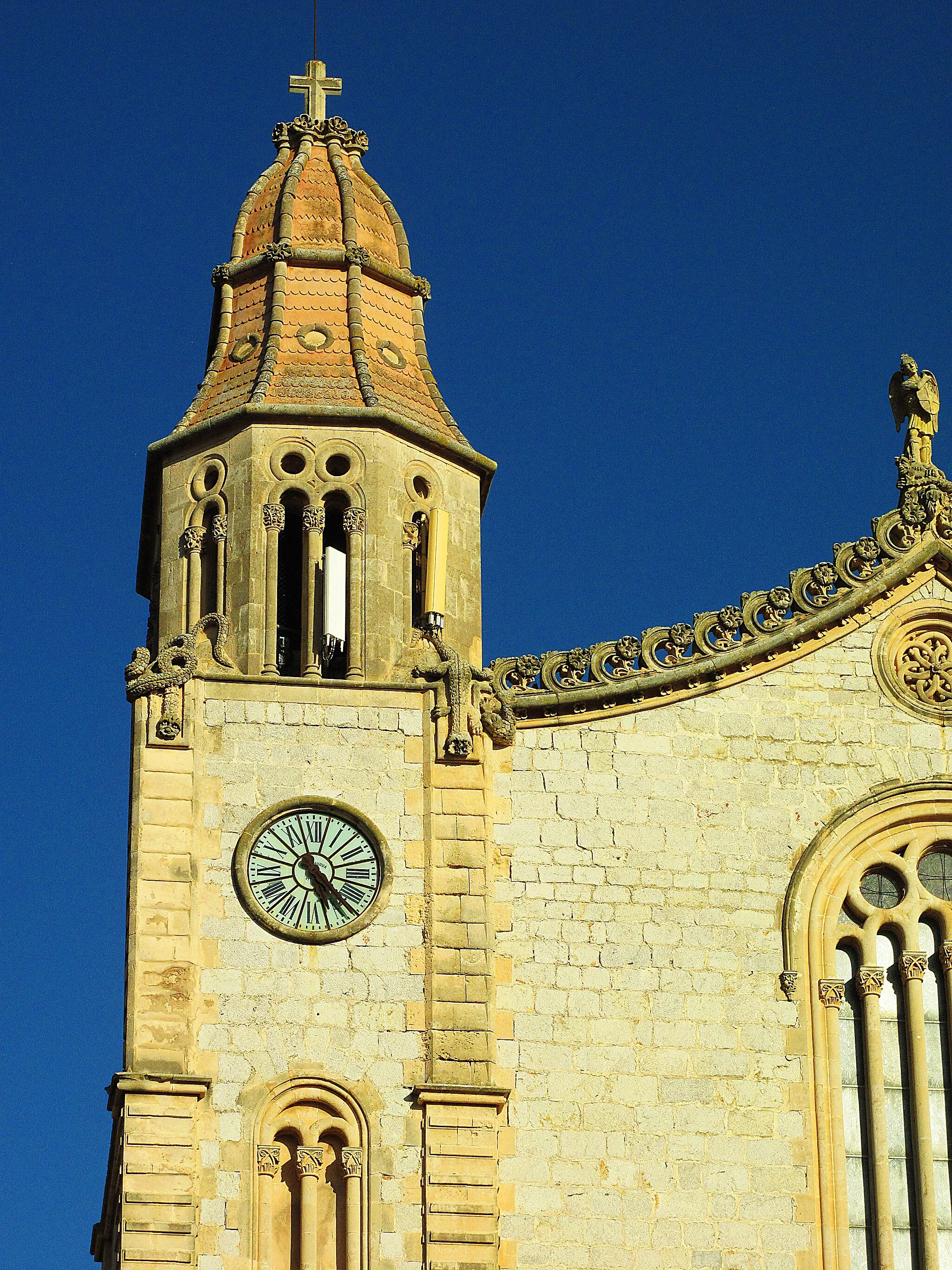 Photo showing: Església de Sant Joan Baptista (Calvià), campanar nord