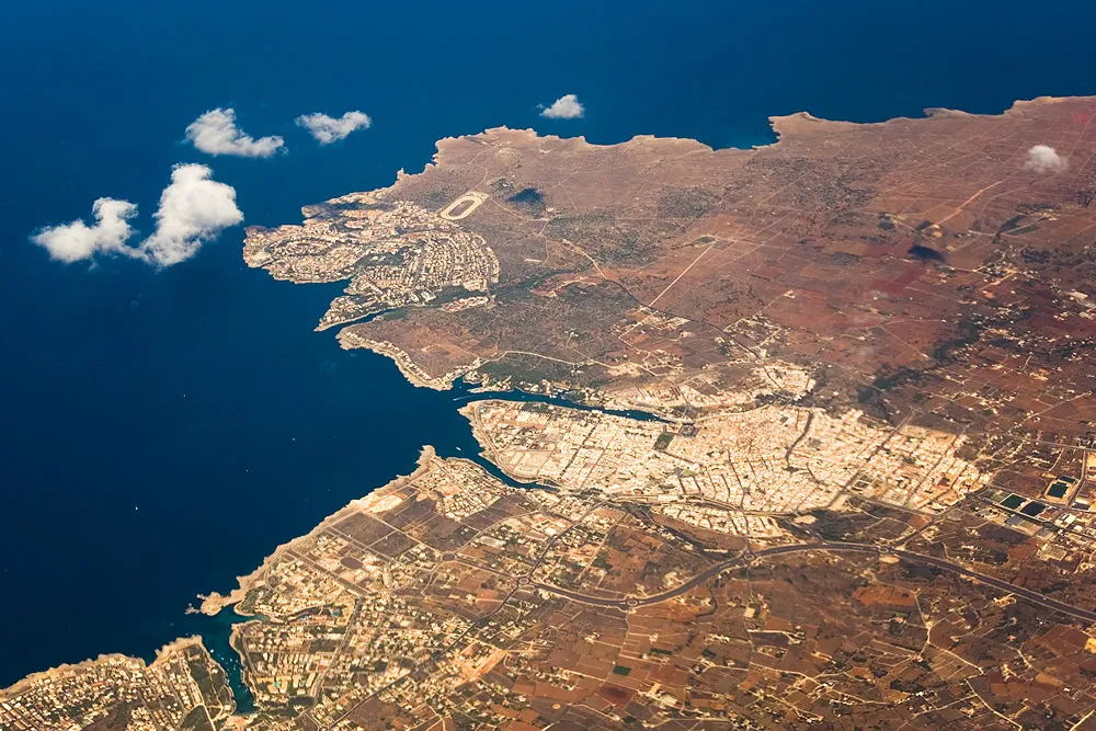 Photo showing: Ciutadella from air