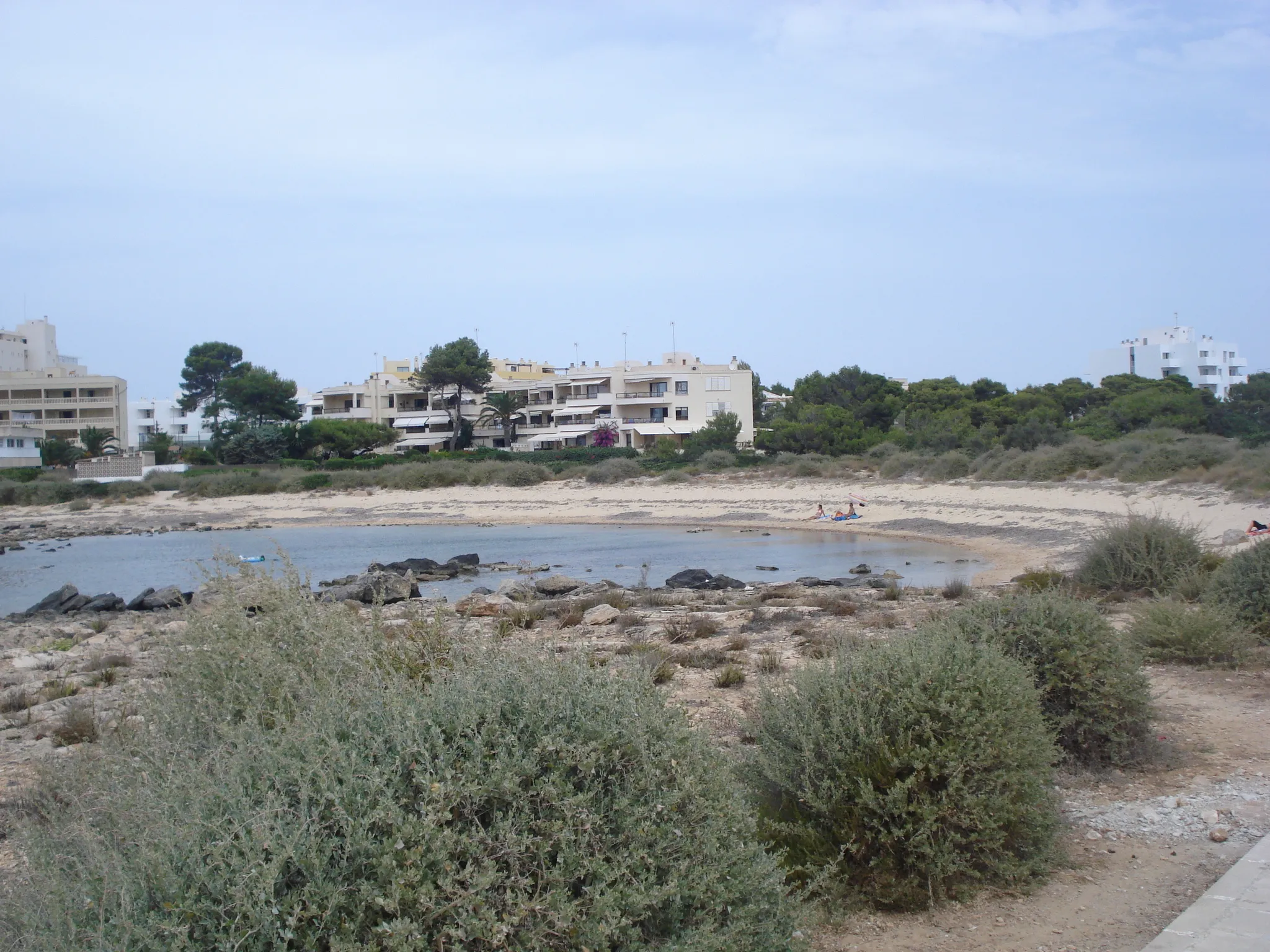 Photo showing: Sa bassa des cabots, una platja del litoral de la Colònia de Sant Jordi (Mallorca)