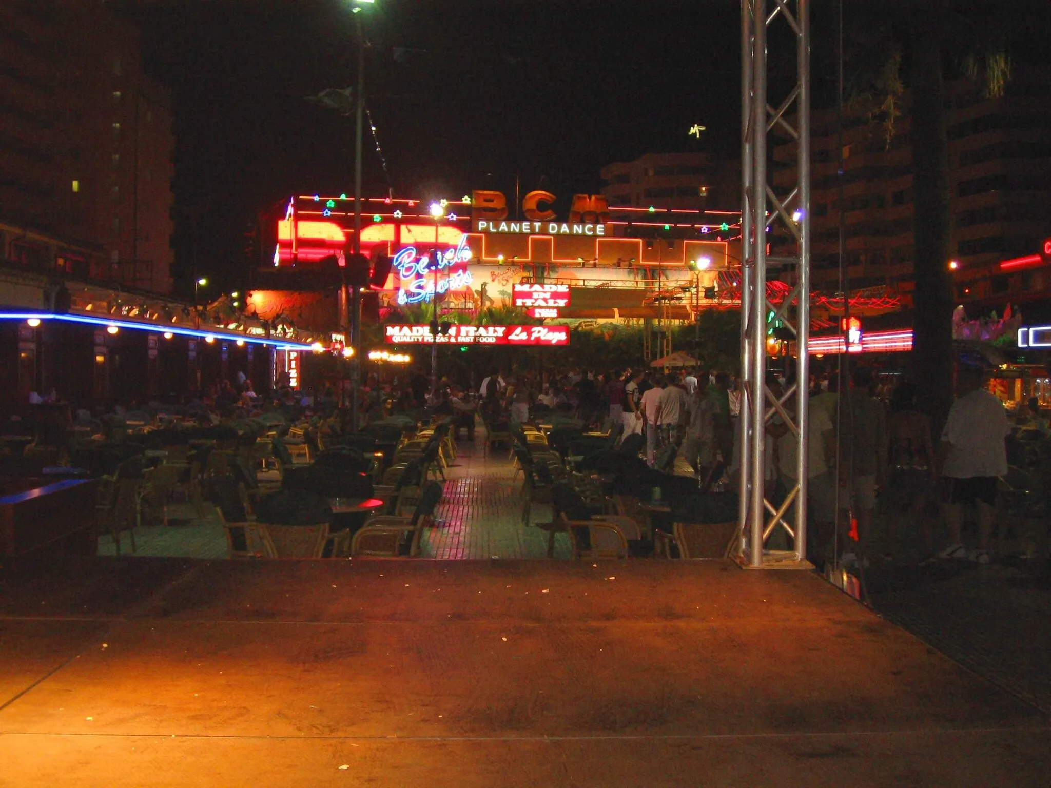 Photo showing: This is the BCM Boulevard in Magalluf.