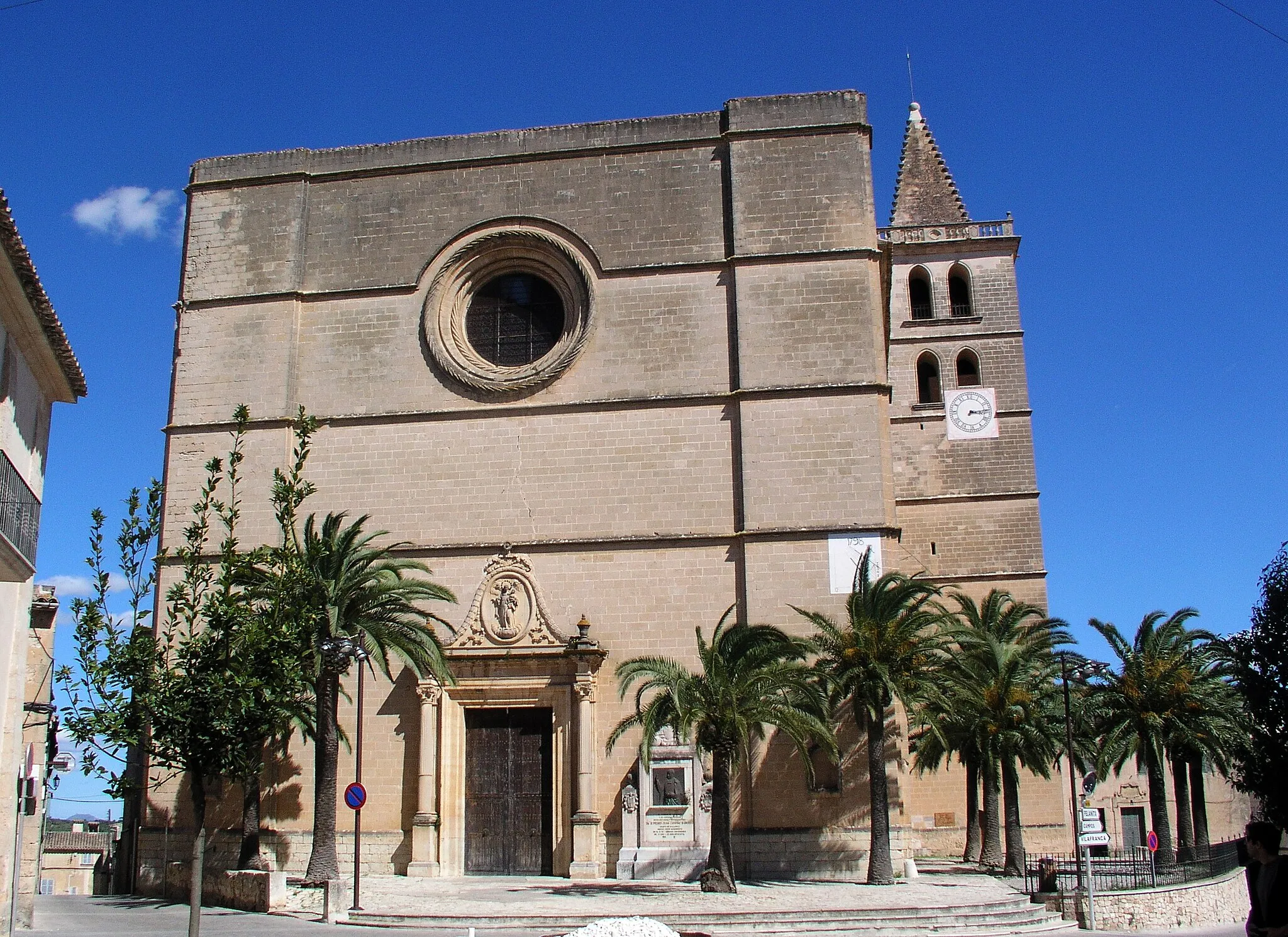 Photo showing: Iglesia de Porreres, Mallorca, islas Baleares, España.