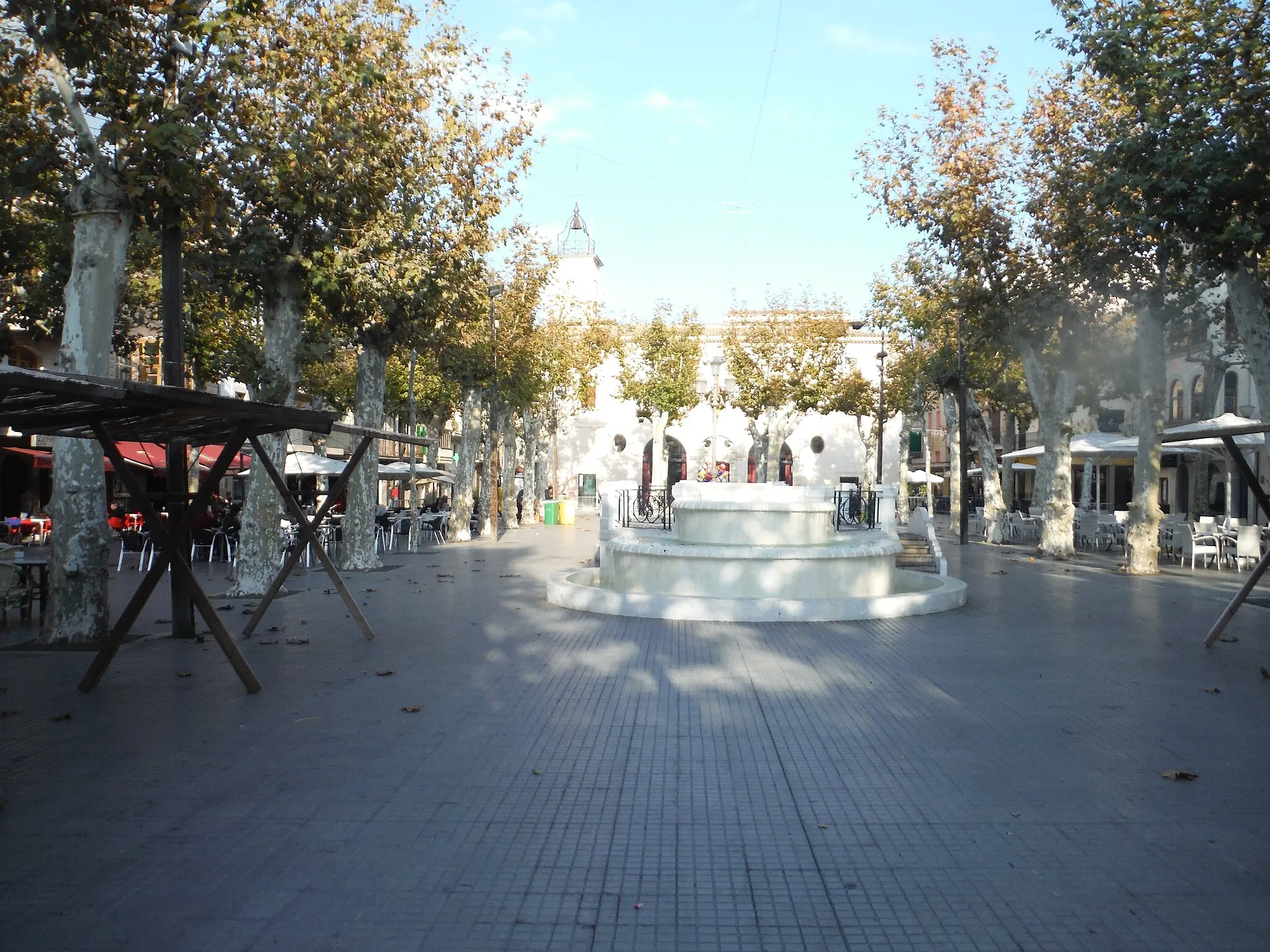 Photo showing: Placa Major in Sa Pobla, Mallorca, Spain