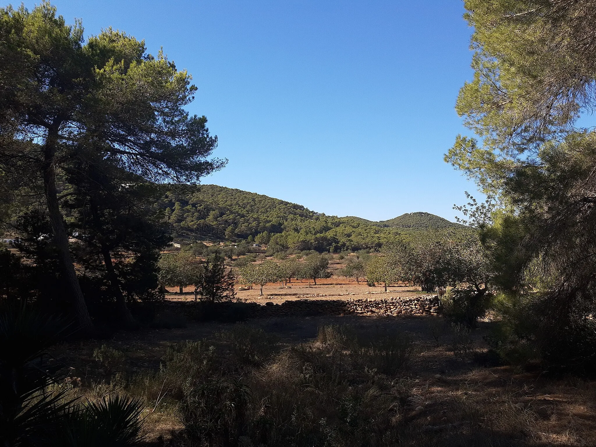 Photo showing: Mountains near Sant Carles, Ibiza