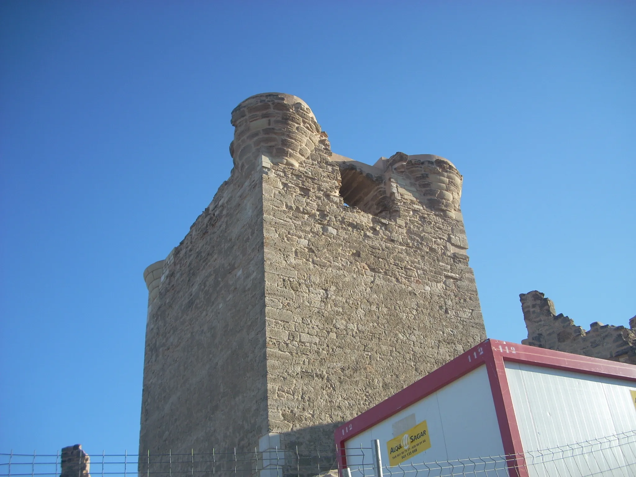 Photo showing: Torre principal del castillo de Quel.