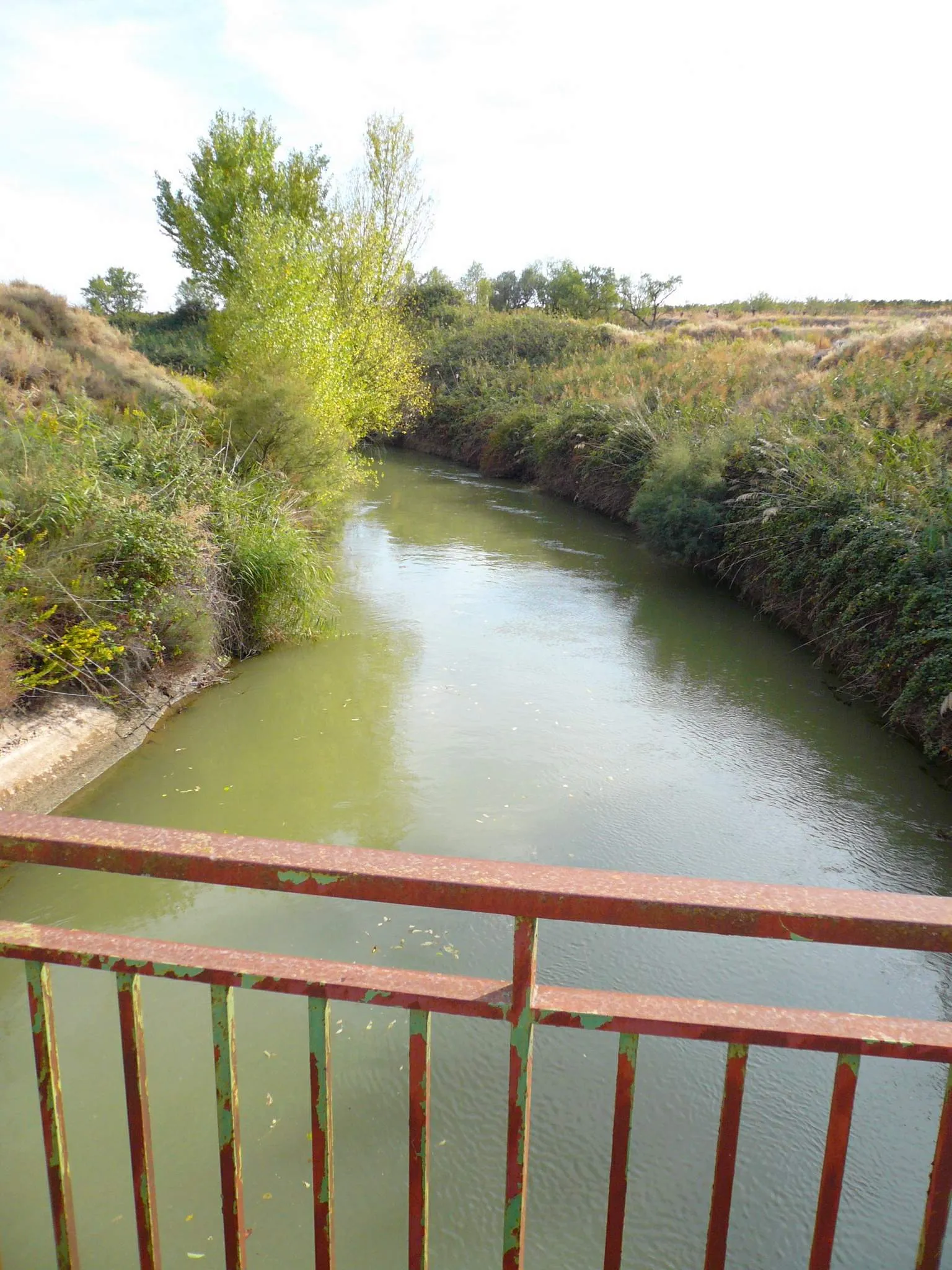 Photo showing: El Canal de Lodosa a su paso por Rincón de Soto (La Rioja)