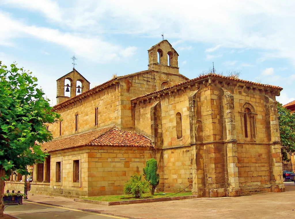 Photo showing: Igleisa de Santa María de la Oliva en Villaviciosa