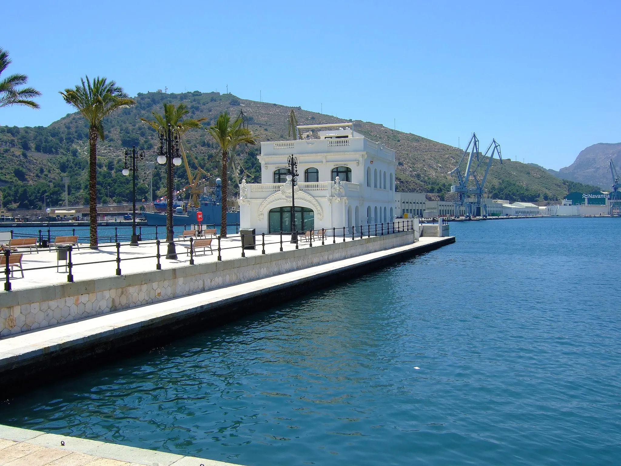 Photo showing: Antiguo Club de Regatas ó Club Náutico en el Puerto de Cartagena - Murcia