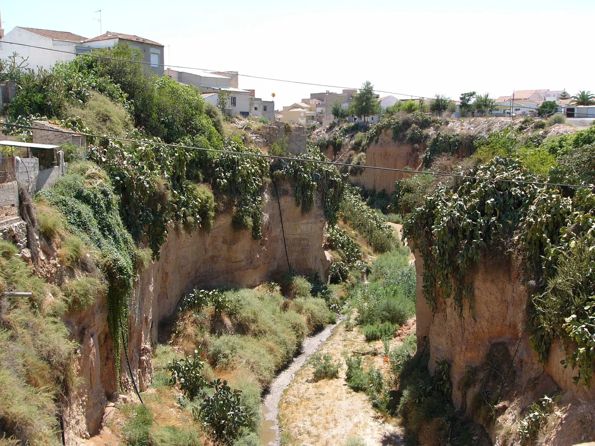 Photo showing: Barranco de los espectros, sobre el río Orón, a su paso por Librilla, Murcia