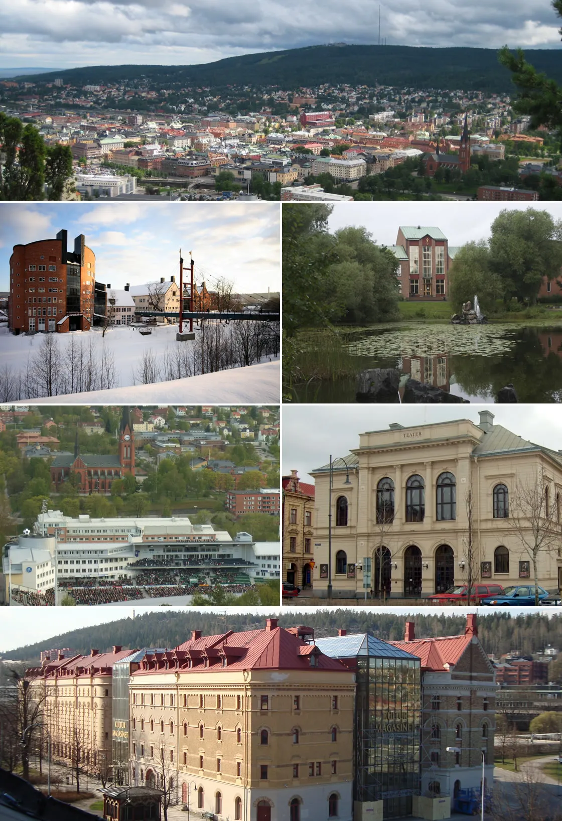 Photo showing: Montage for Sundsvall