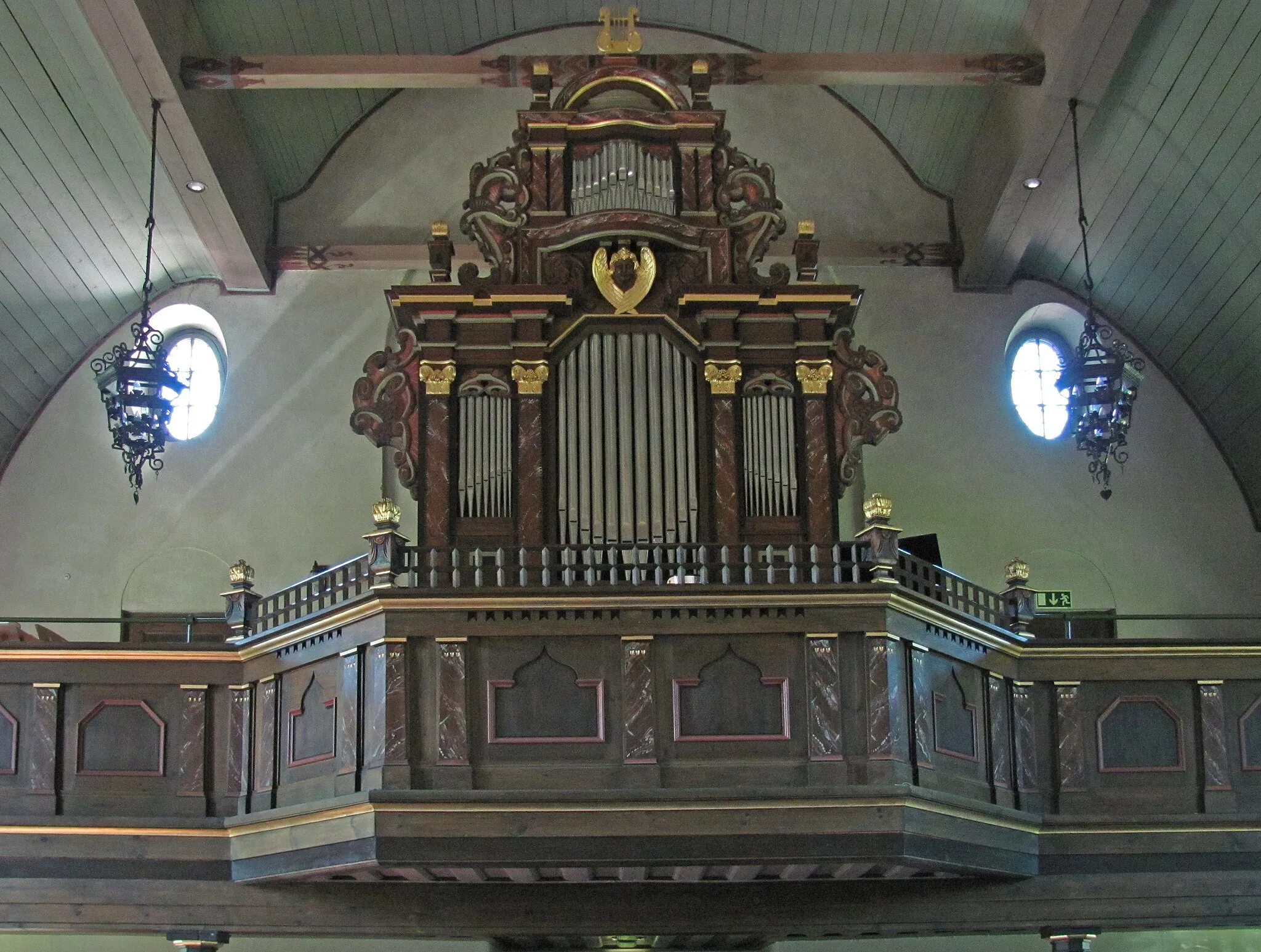 Photo showing: Forshaga kyrka, orgel