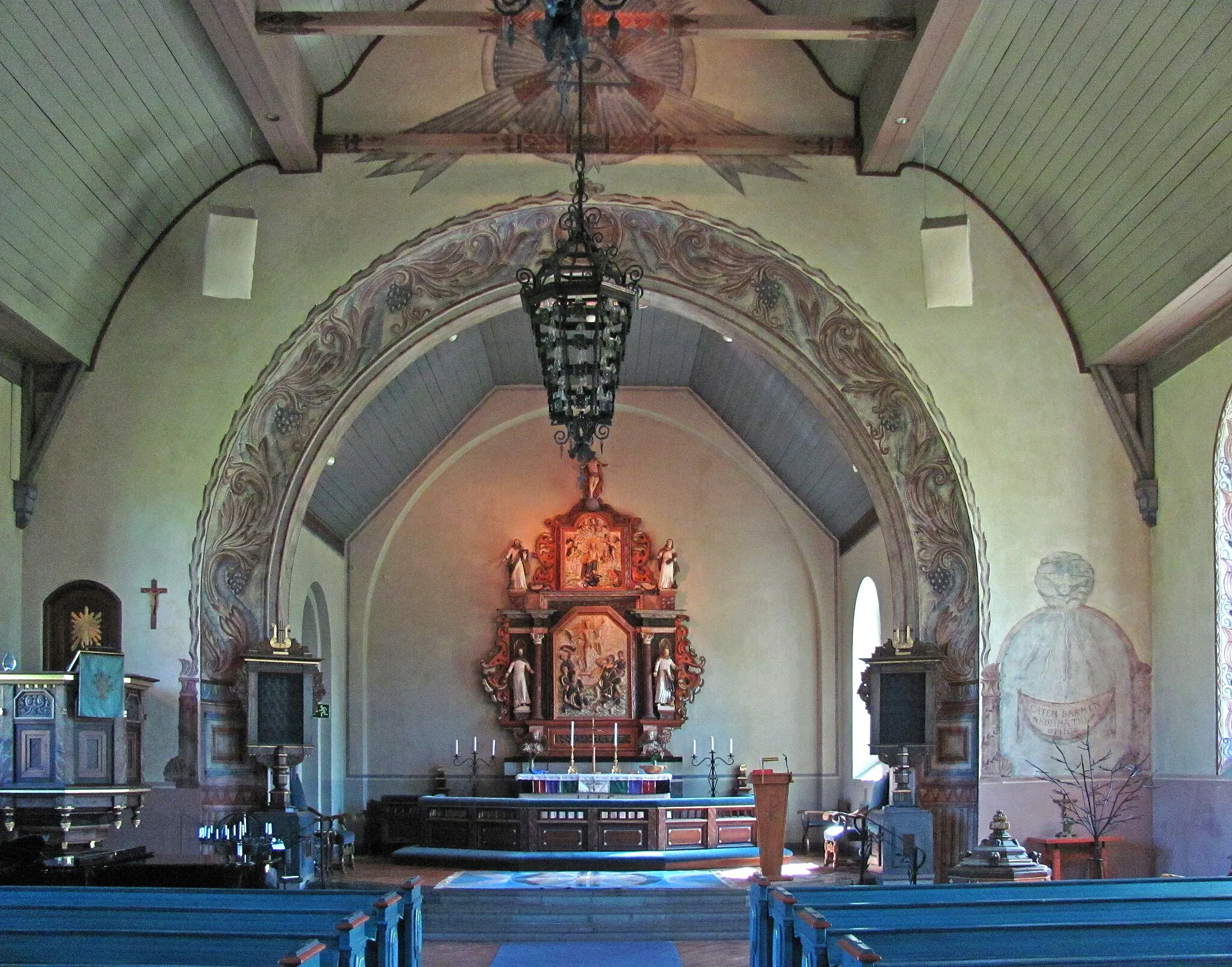 Photo showing: Forshaga kyrka, kyrkorum