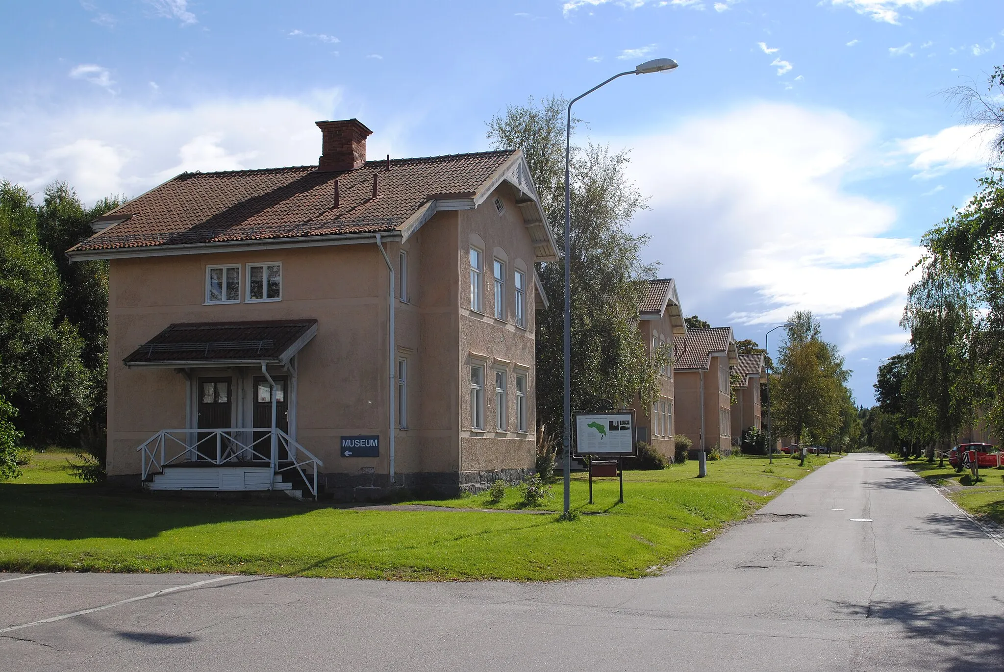 Photo showing: Stora Hagvägen i Grängesberg.