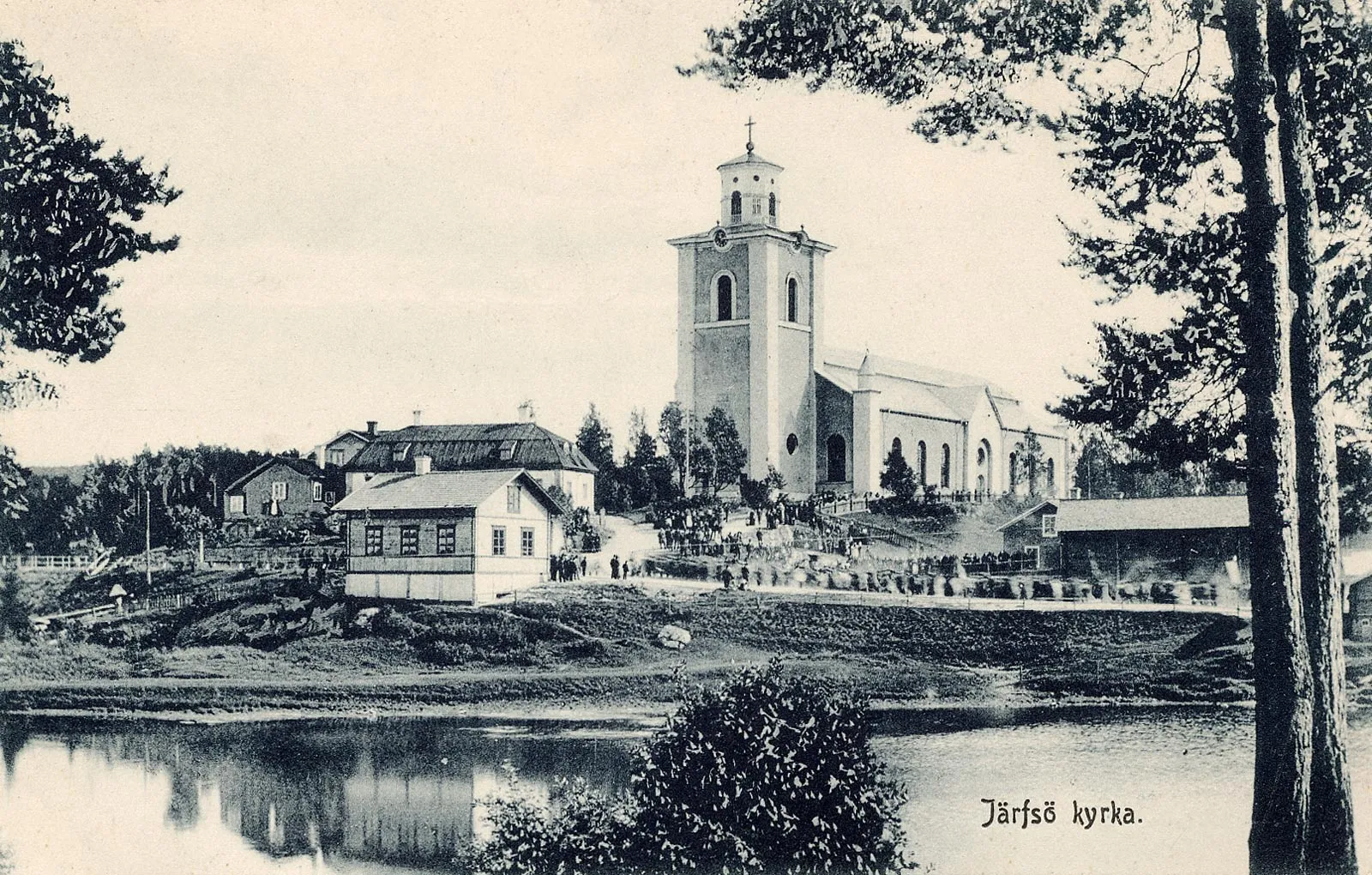 Photo showing: Järvsö Church, Hälsingland, Sweden about 1910