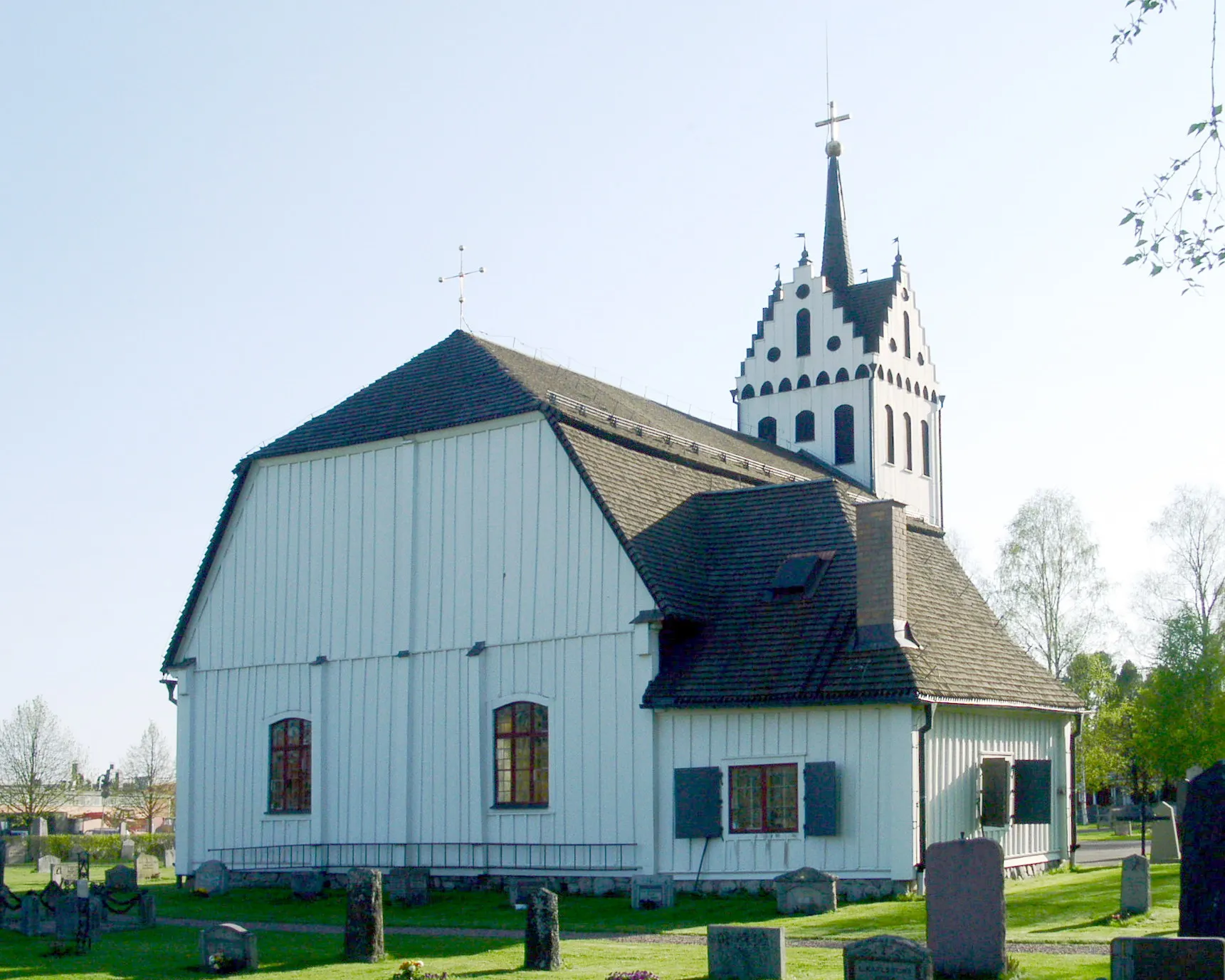 Photo showing: Mockfjärds kyrka från ostnordost