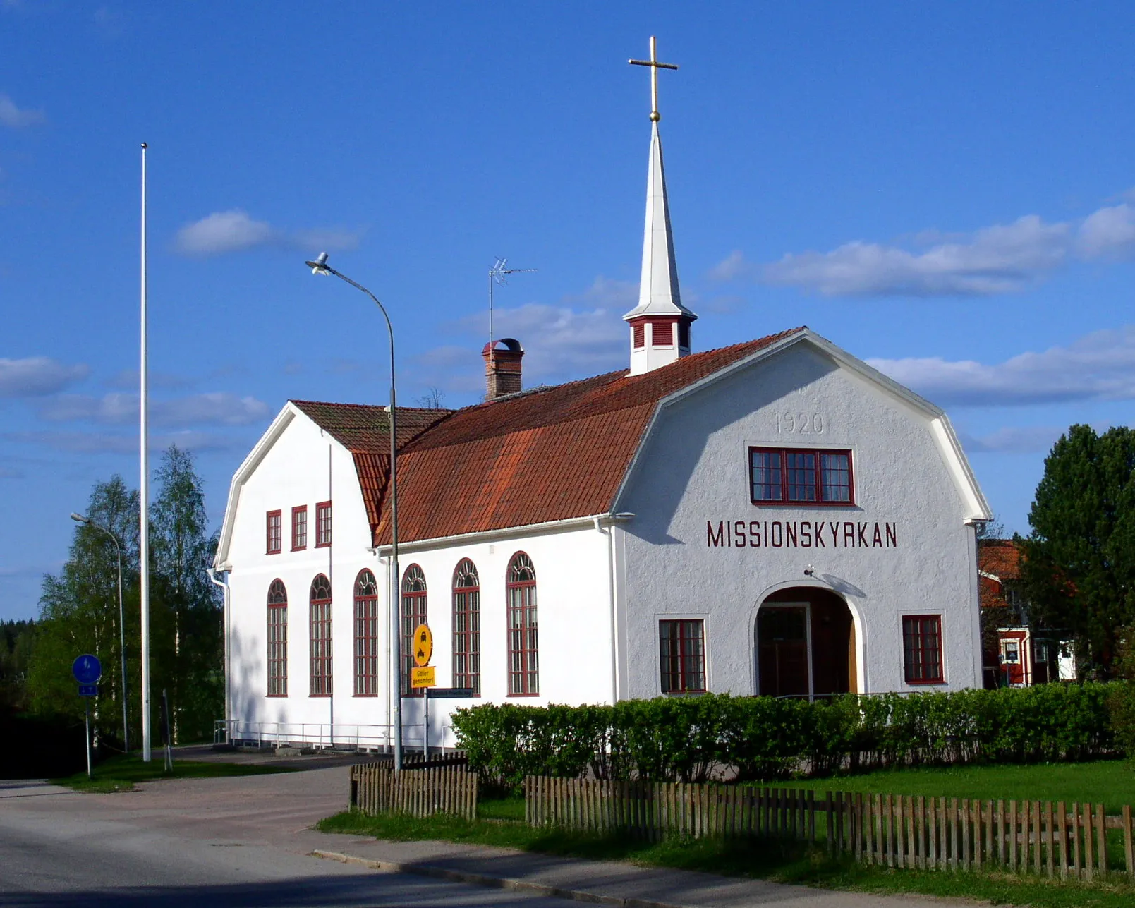 Photo showing: Mockfjärds Missionskyrka