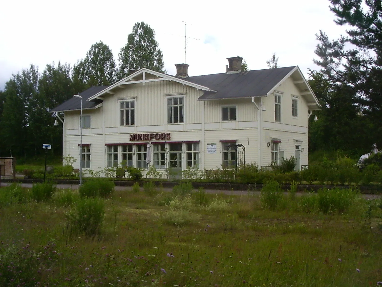 Photo showing: Munkfors, voormalig station