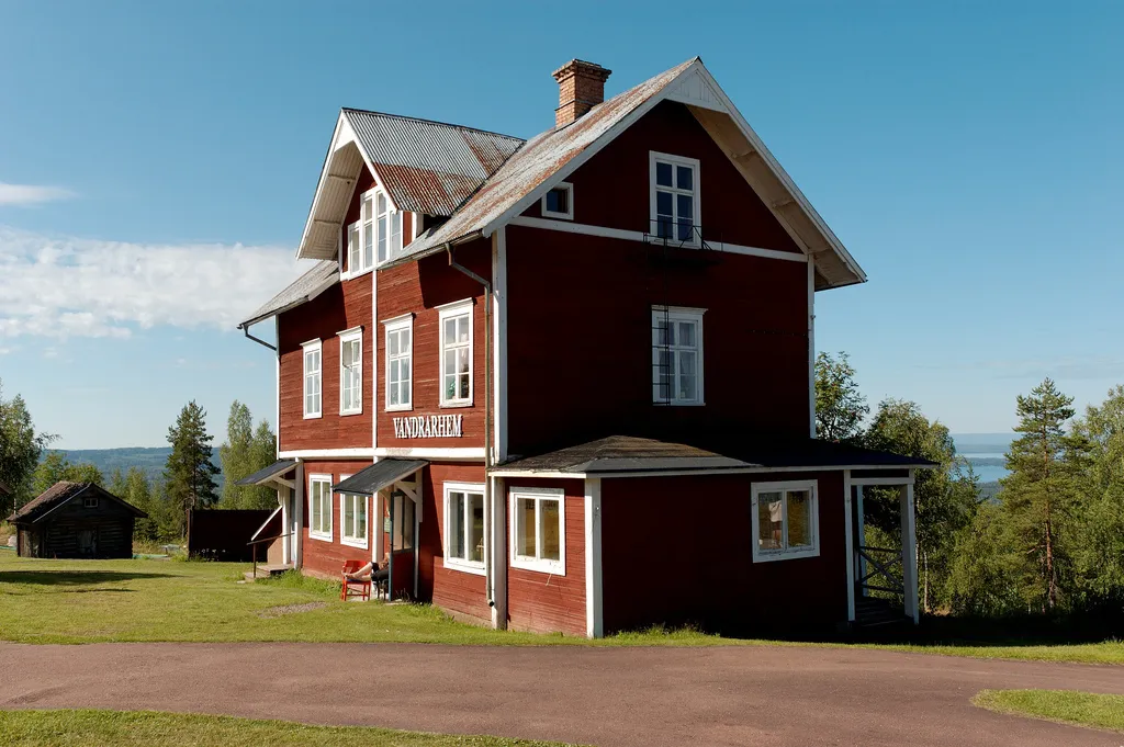 Photo showing: Vidablick hostel in Rättvik, Sweden