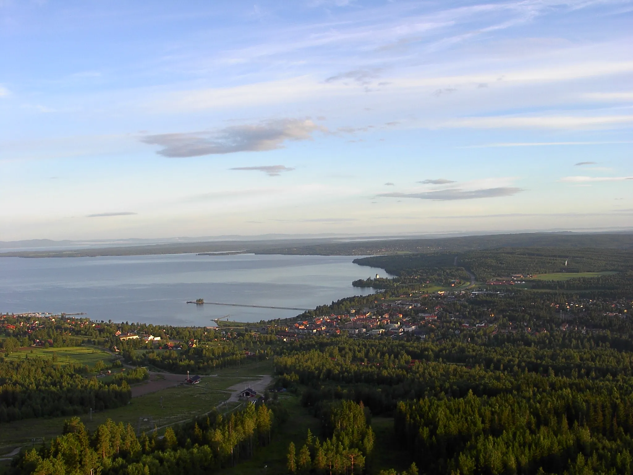 Photo showing: Overview of Rättvik.
