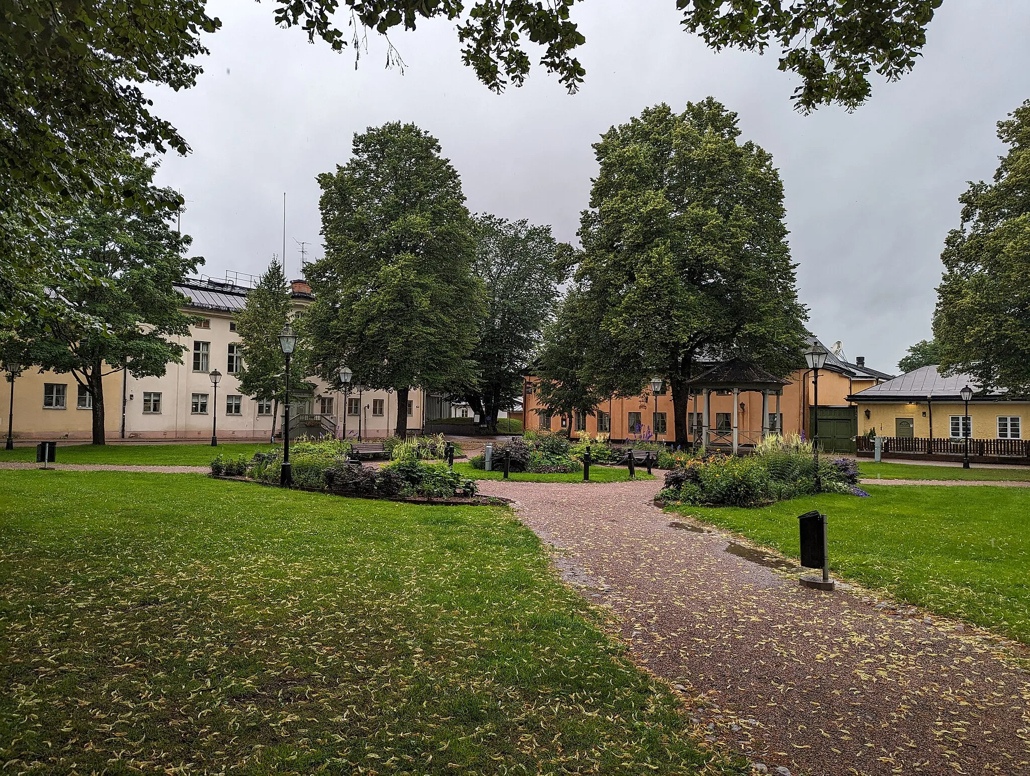 Photo showing: Rådhustorget i Säter den 16 juli 2023.