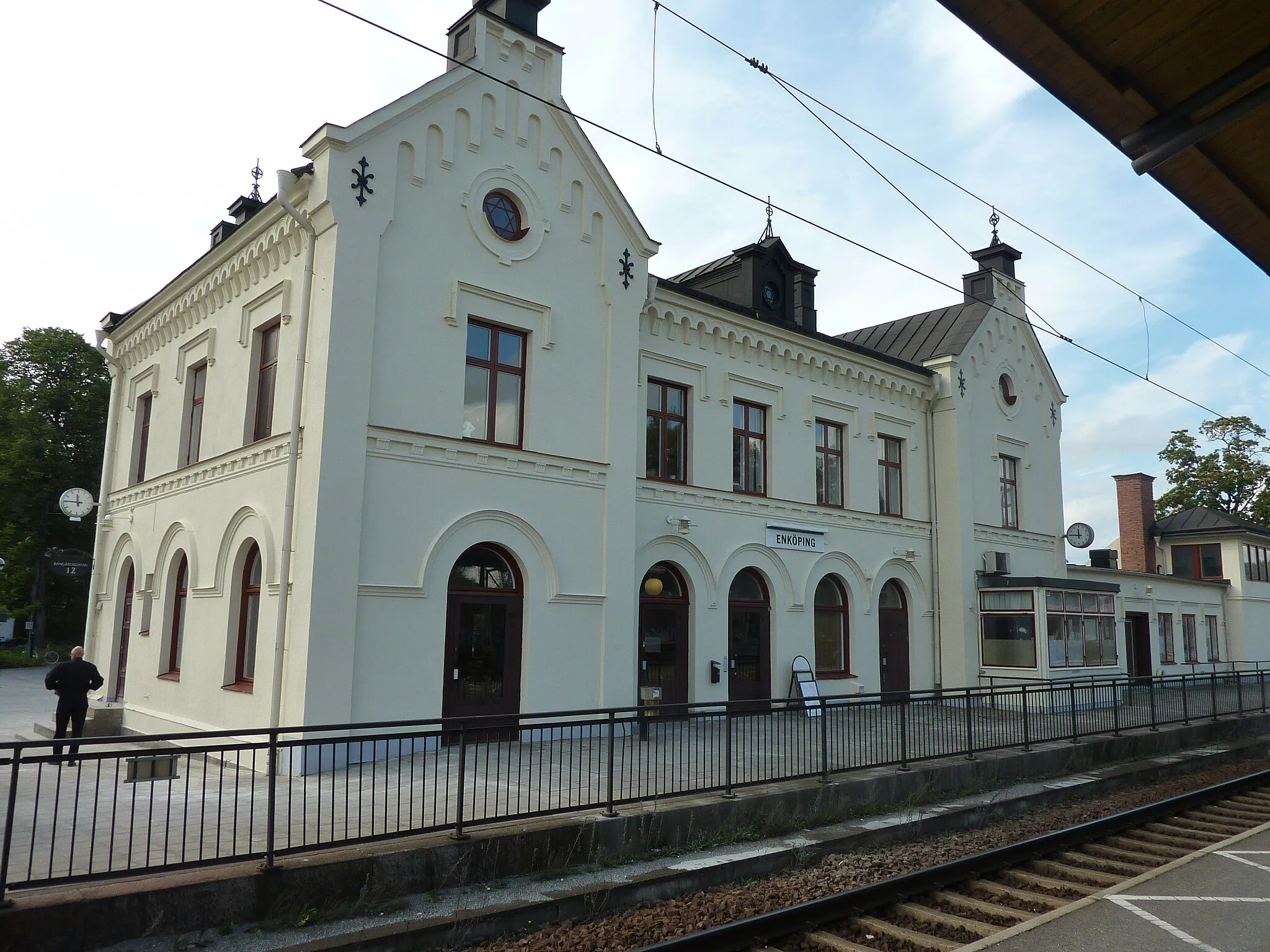 Photo showing: Railway station Enköping in Sweden