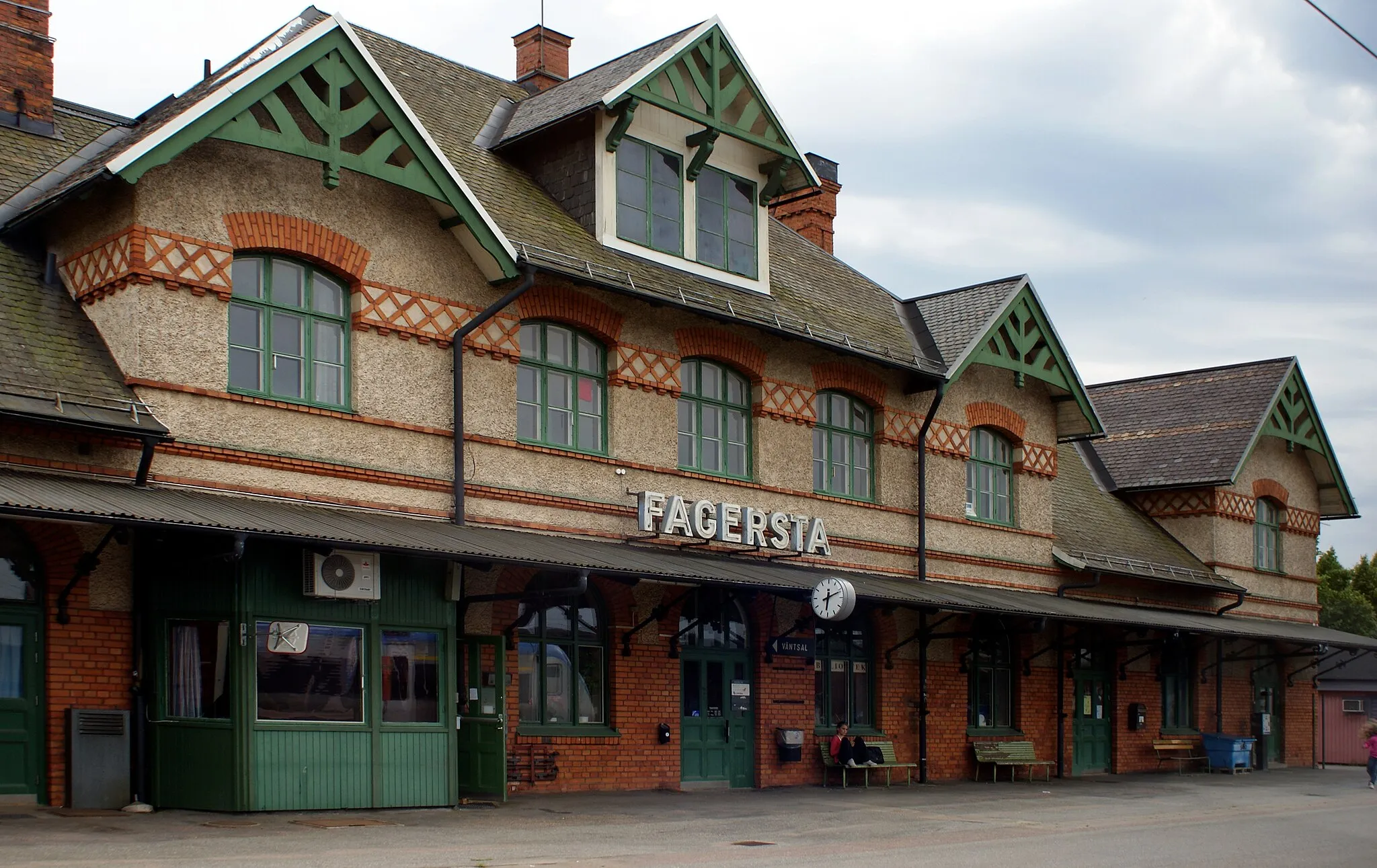 Photo showing: Fagersta train station.