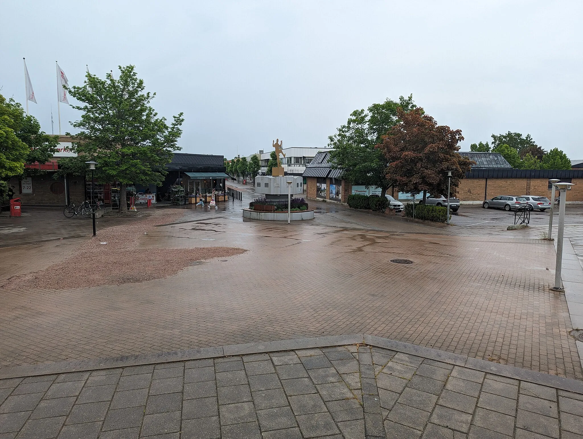 Photo showing: Hallstammar centrum, den 18 juni 2023.