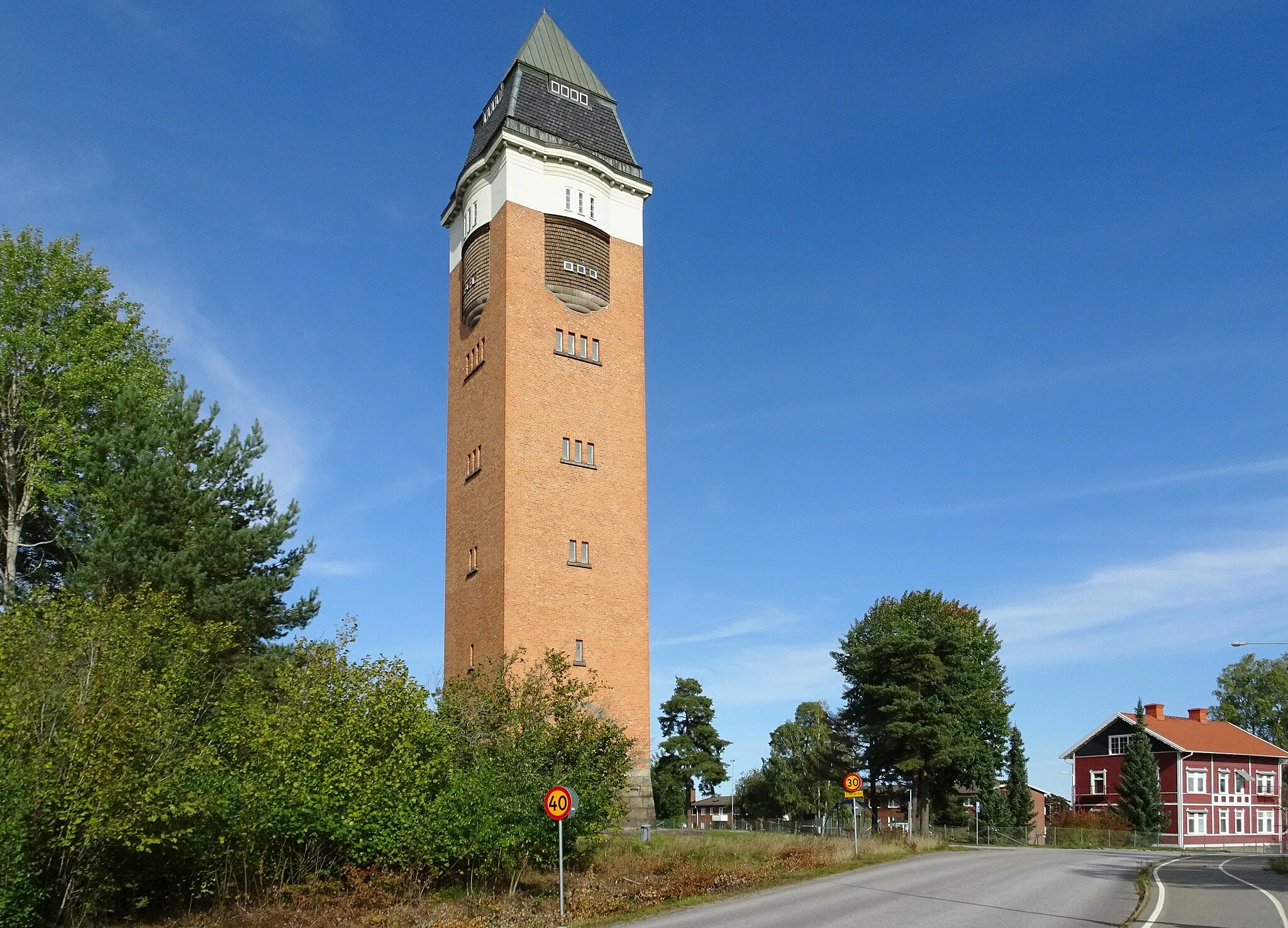 Photo showing: Katrineholms gamla vattentorn, arkitekt Ivar Tengbom, byggår 1907.