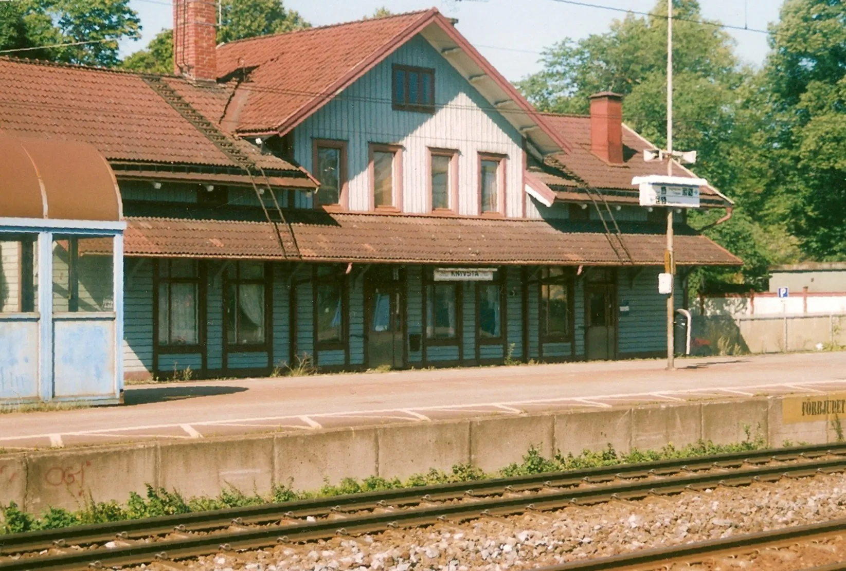 Photo showing: Station van nl:Knivsta. Eigen opname.