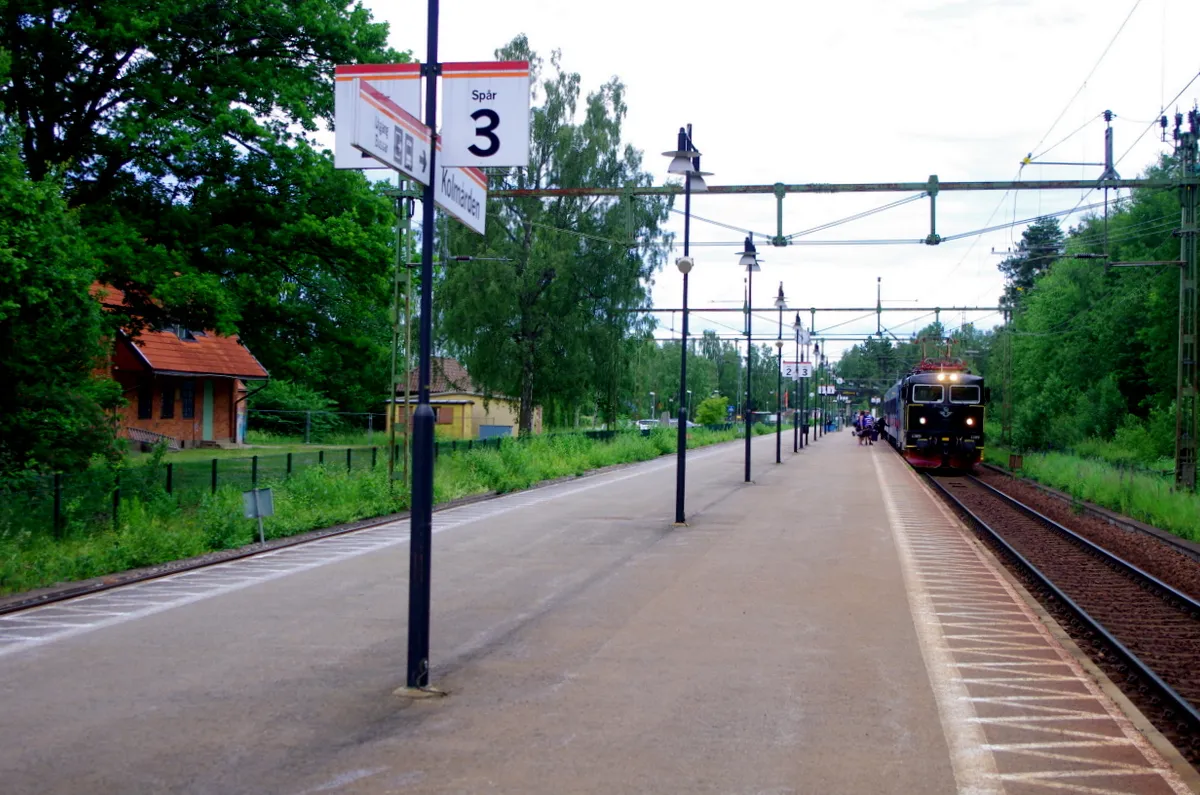 Photo showing: Kolmården järnvägsstation