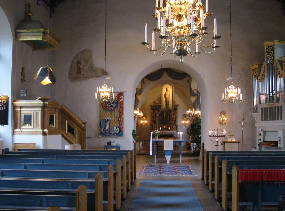 Photo showing: Ödeshög kyrka.Interiör.