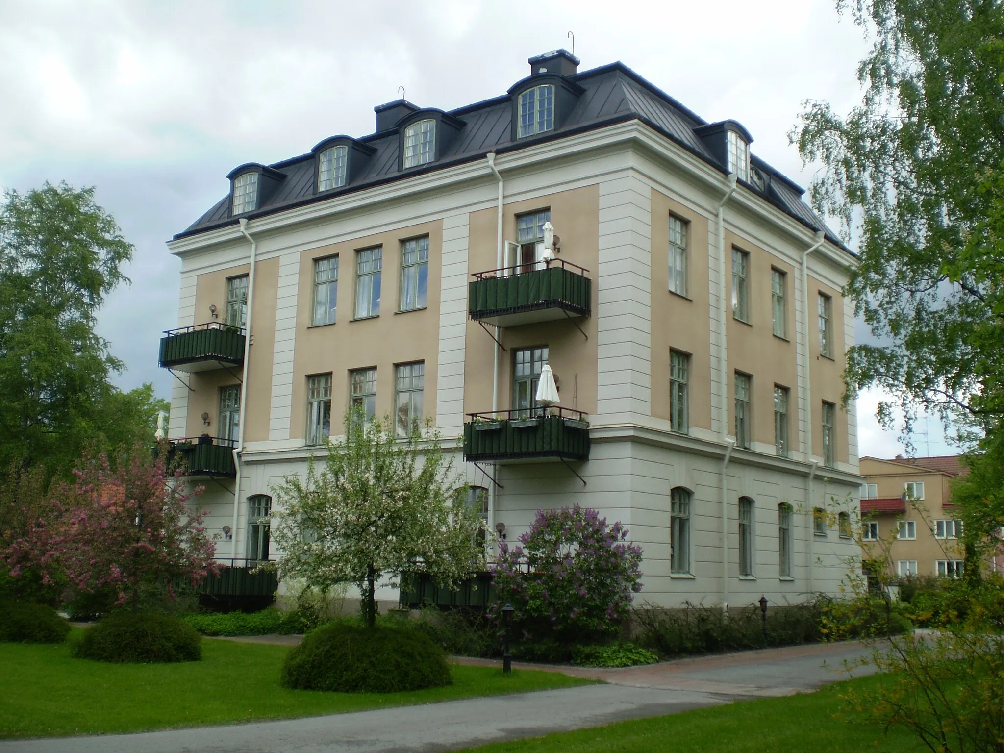 Photo showing: Svea trängkårs kanslihus i Örebro mellan 1907 och 1927