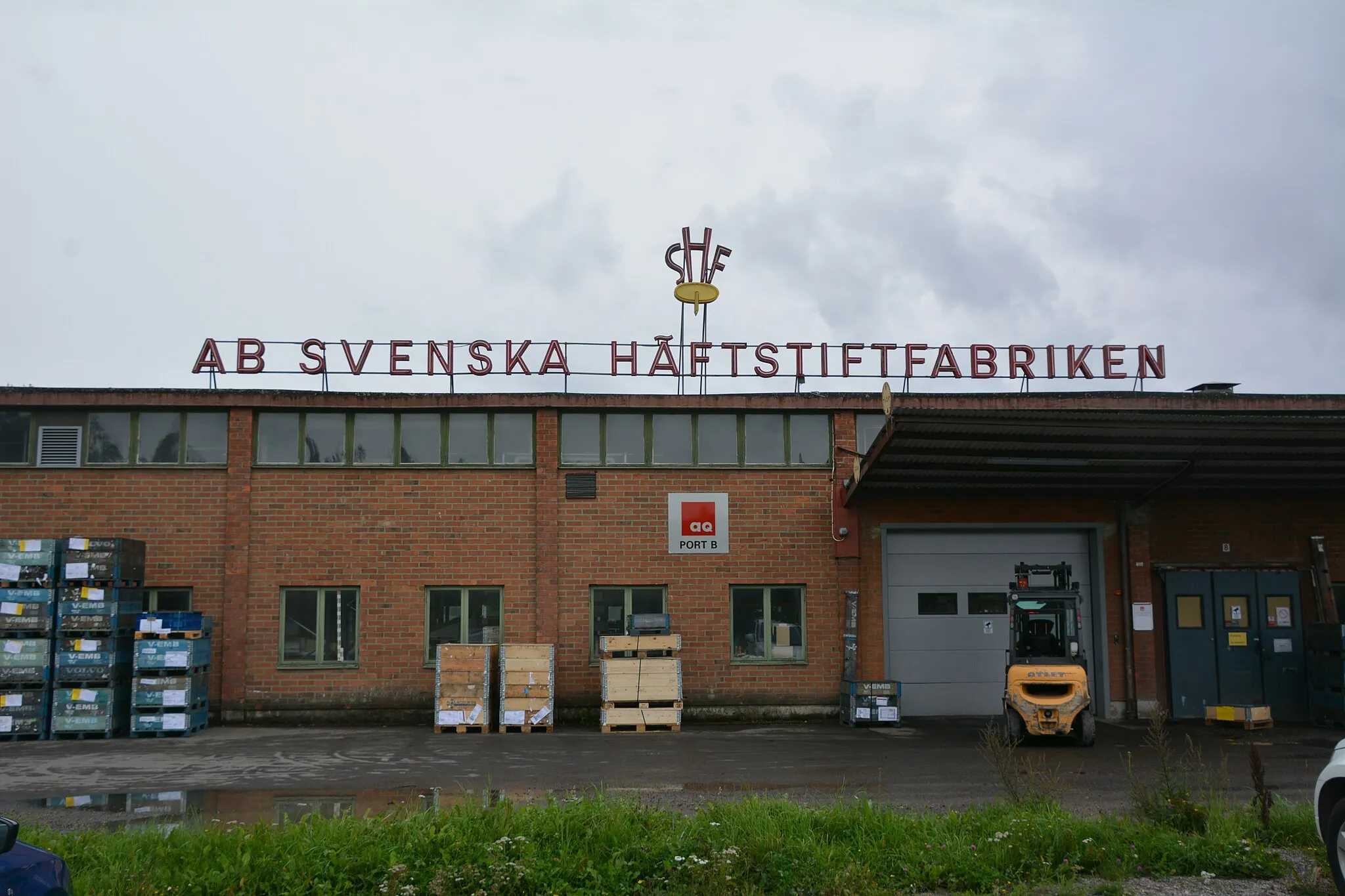 Photo showing: Svenska Häftstiftsfabriken i Pålsboda