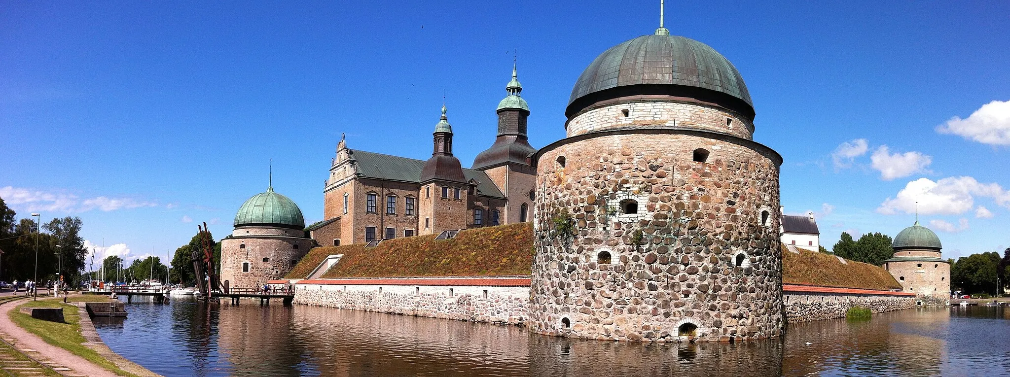 Photo showing: Vadstena Castle in Östergötland at lake Vättern