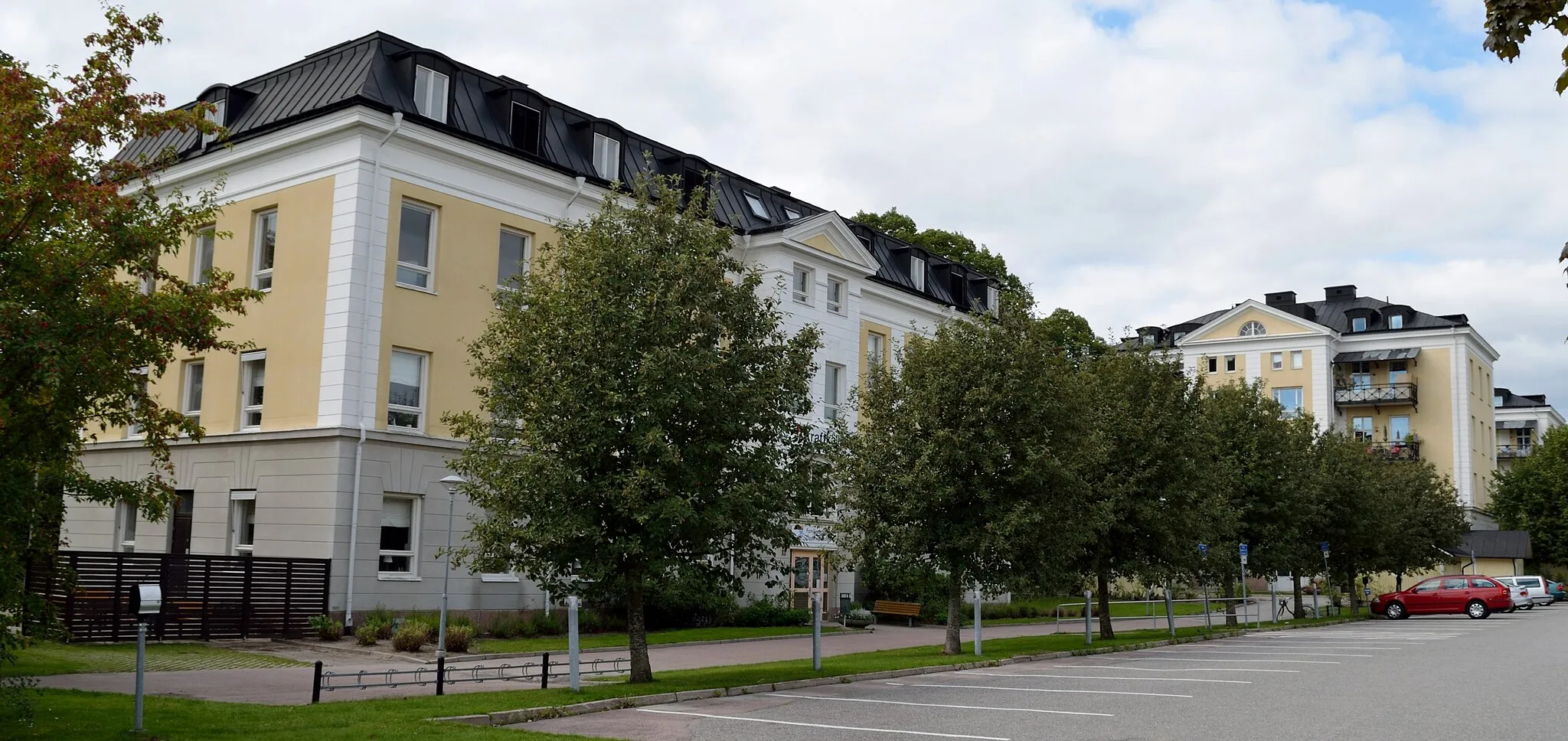 Photo showing: Kanslihuset och kasern vid före detta Västmanlands regemente (I 18)  i Västerås.