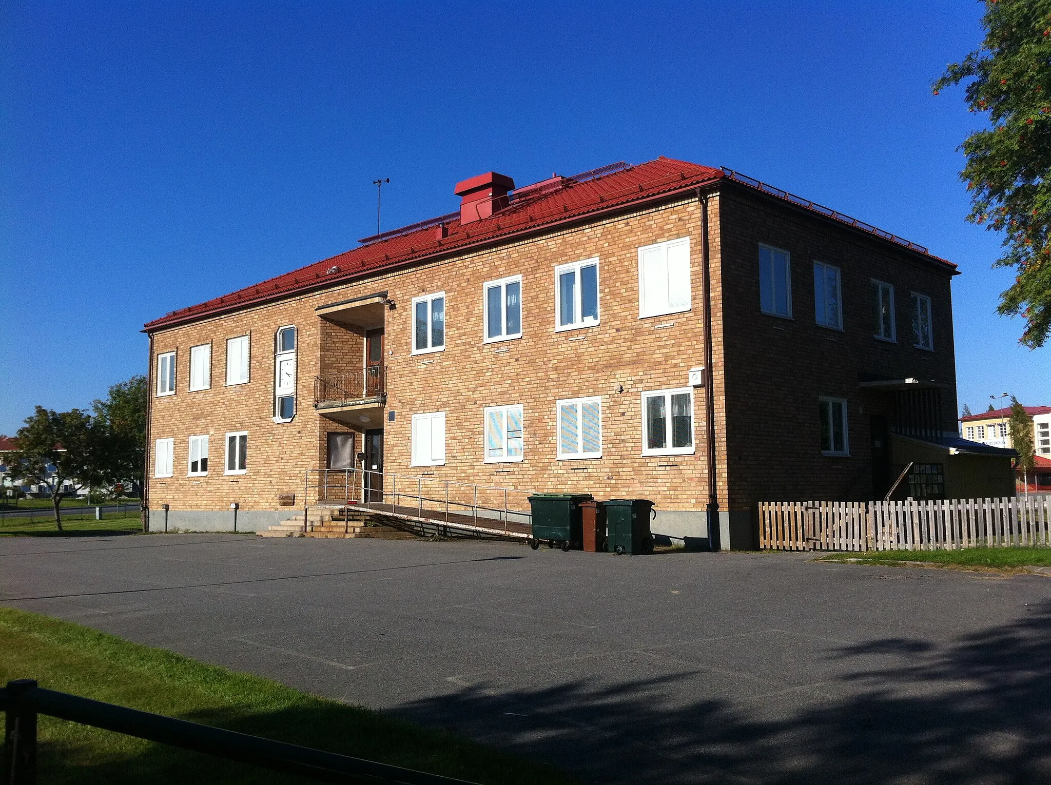 Photo showing: City Hall of Bureå Municipality(1914-1967), Västerbotten, Sweden. Built 1951.