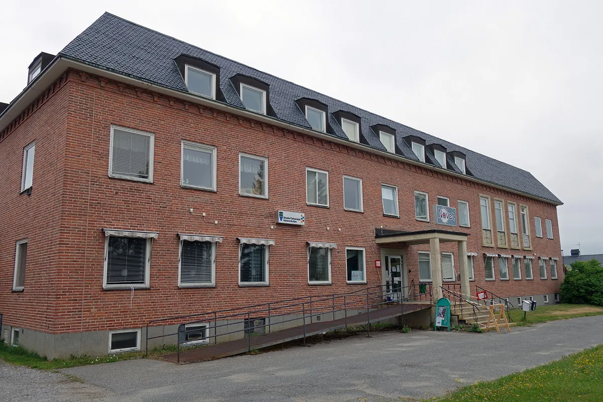 Photo showing: Former Municipality Office in Burträsk, Västerbotten, Sweden